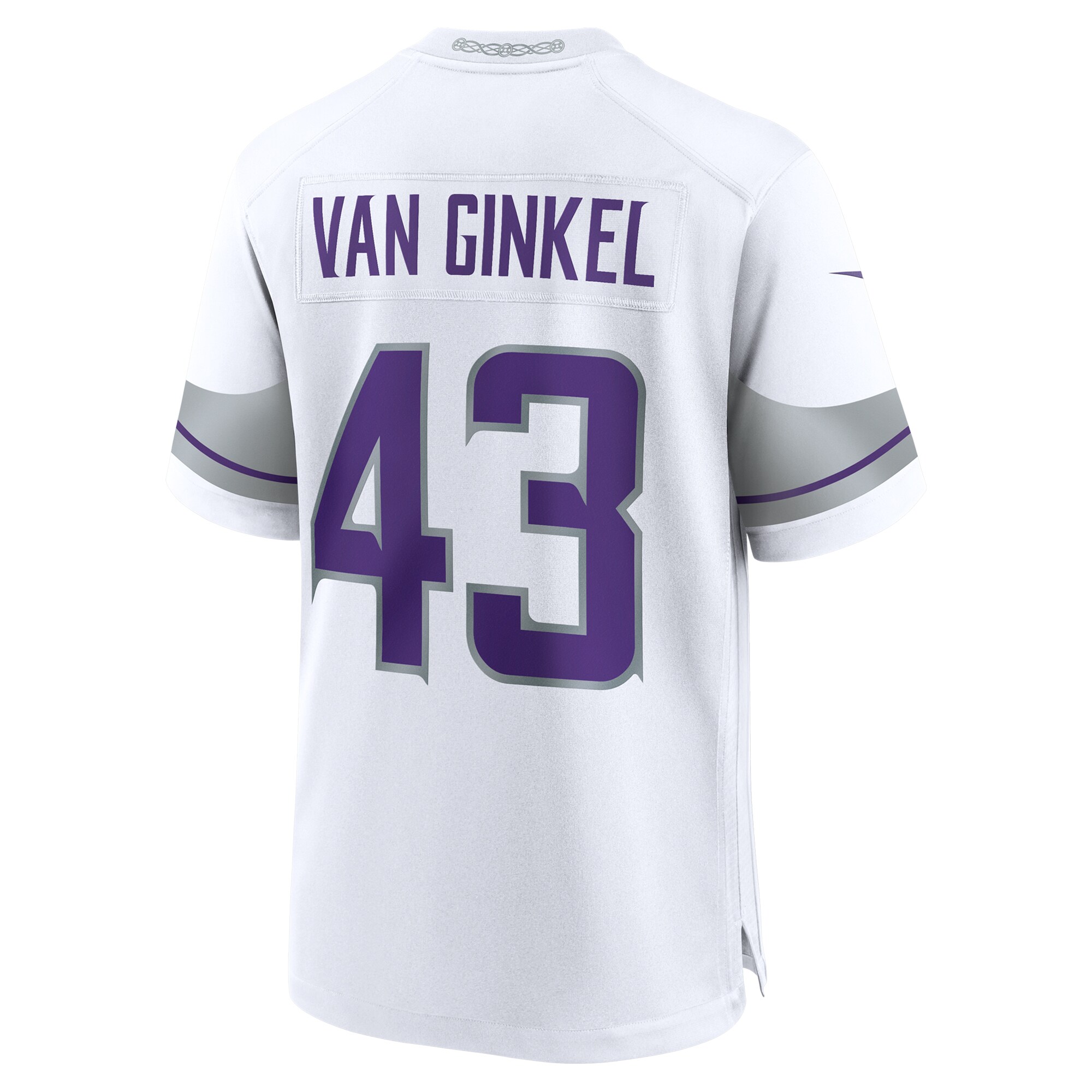 Minnesota Vikings Andrew Van Ginkel White Alternate Game NFL Jersey Men's
