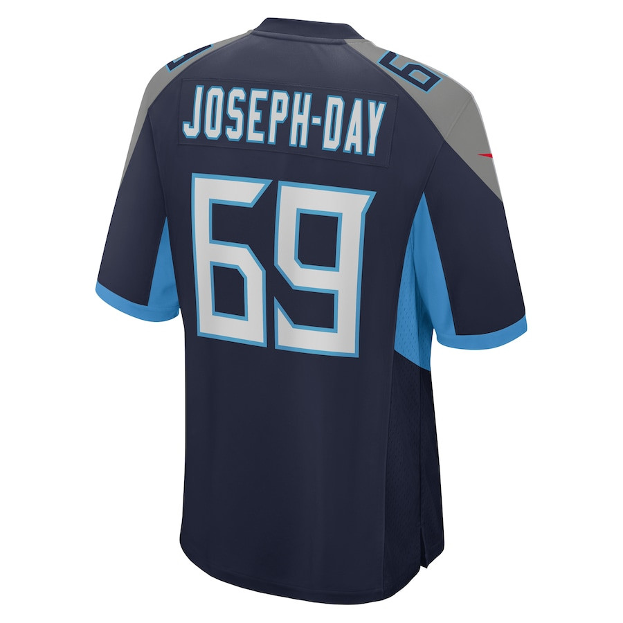 Sebastian Joseph-Day 69 Tennessee Titans Game Navy NFL Jersey Men's
