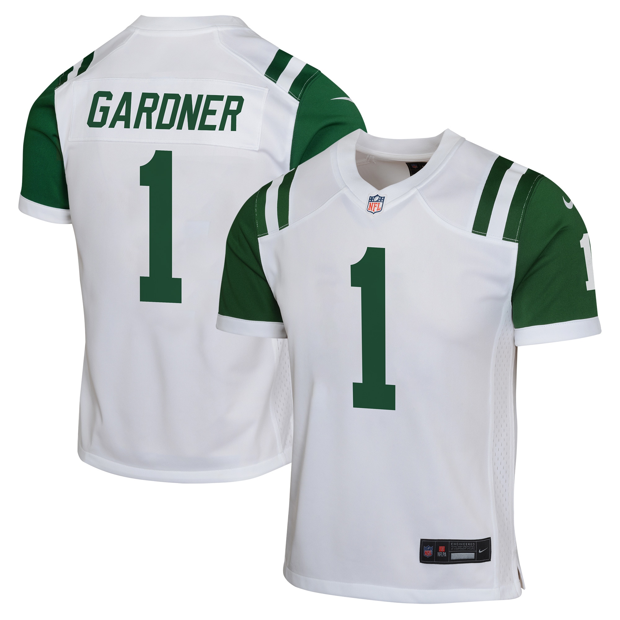 New York Jets Ahmad Sauce Gardner White Classic Alternate Game NFL Jersey Youth