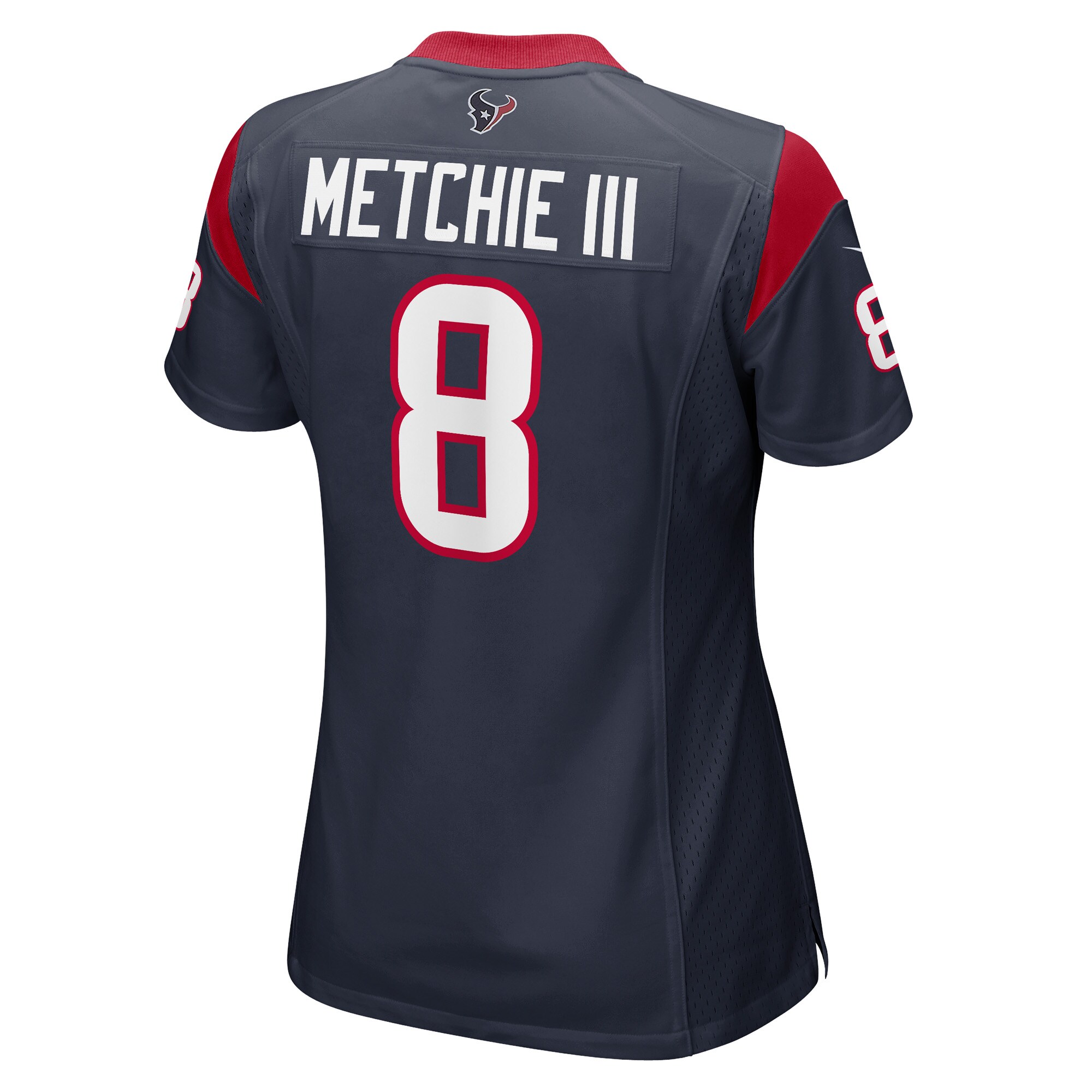 Houston Texans John Metchie III Navy Game Player NFL Jersey Women's
