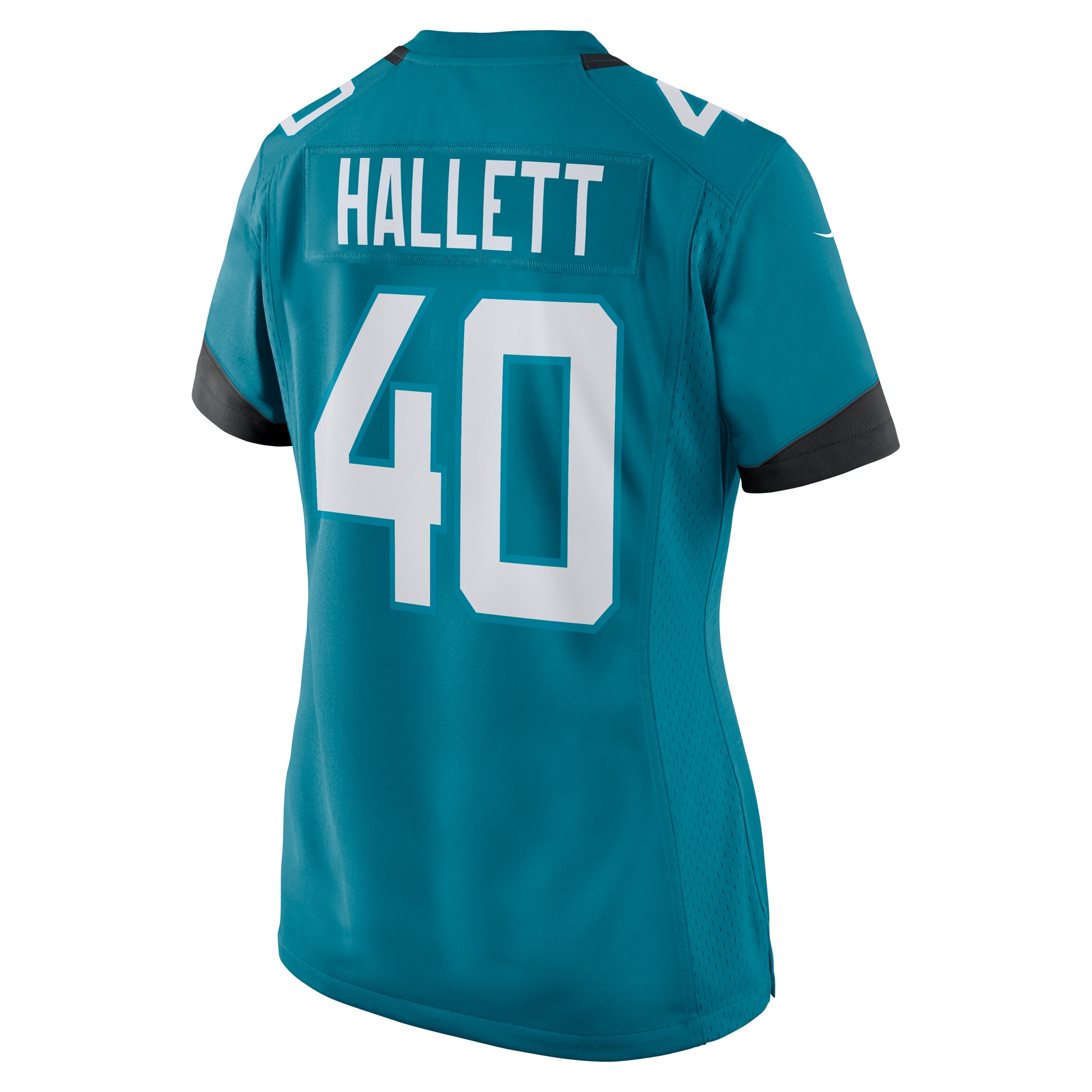 Jacksonville Jaguars Erick Hallett Teal Game NFL Jersey Women's
