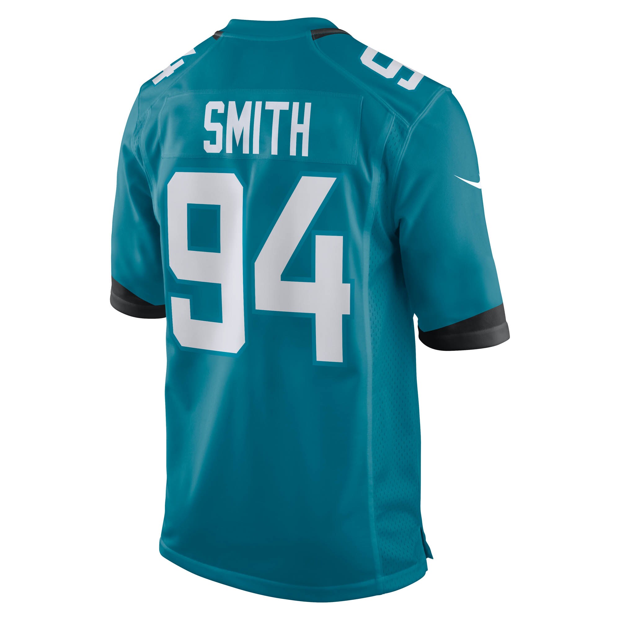 Jacksonville Jaguars Maason Smith Teal Team Game NFL Jersey Men's