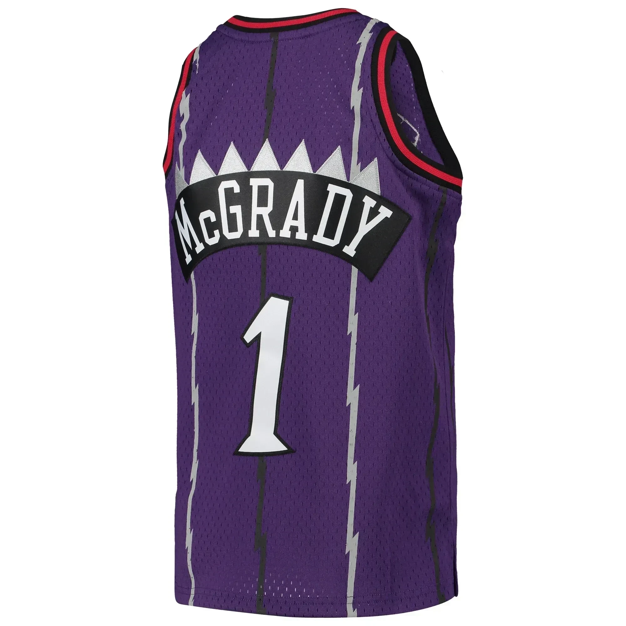 Tracy Mcgrady Toronto Raptors Mitchell&Nes 1998-99 Hardwood Classics Swingman Throwback Purple NBA Jersey Youth