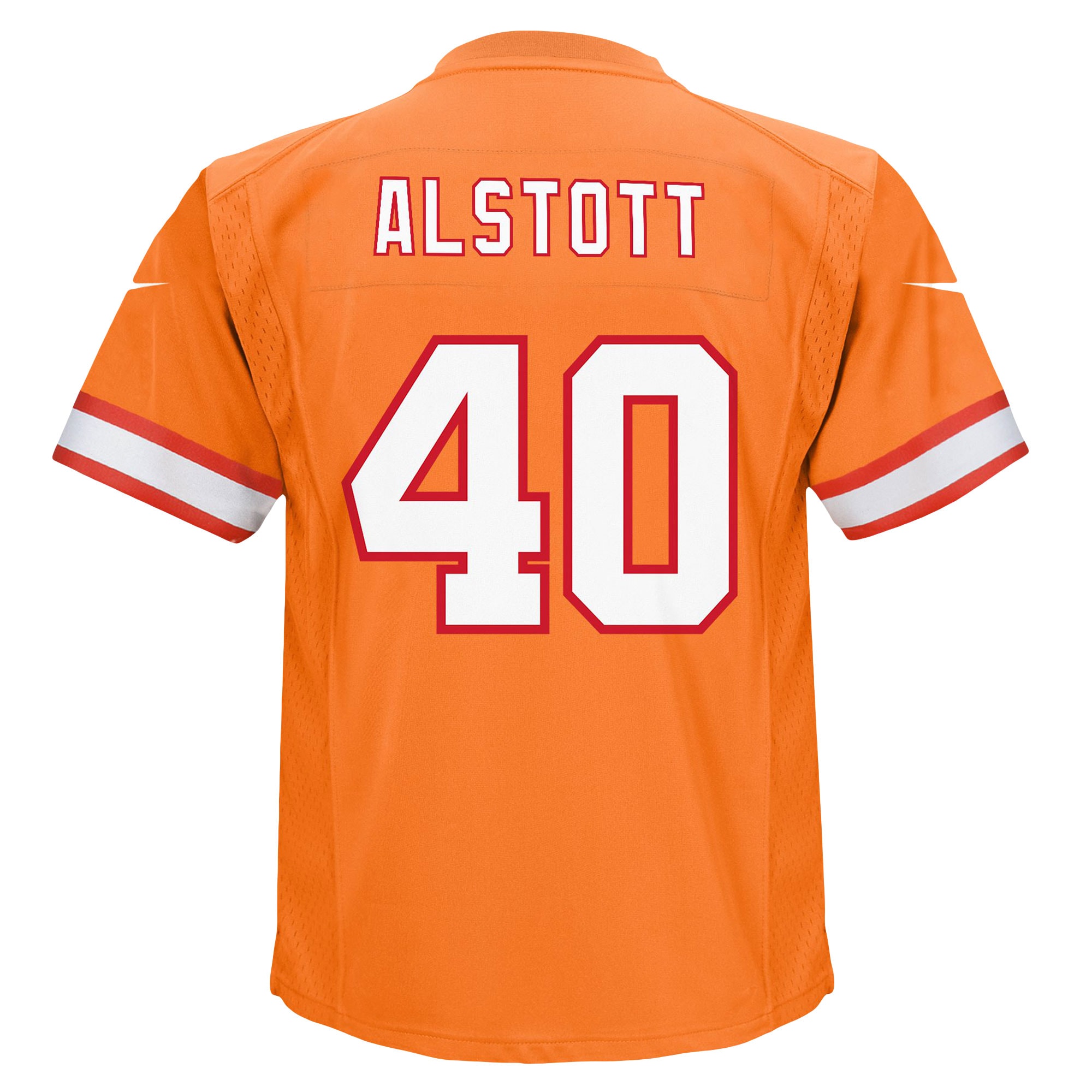Preschool Tampa Bay Buccaneers Mike Alstott Orange Retired Player Game NFL Jersey Men's