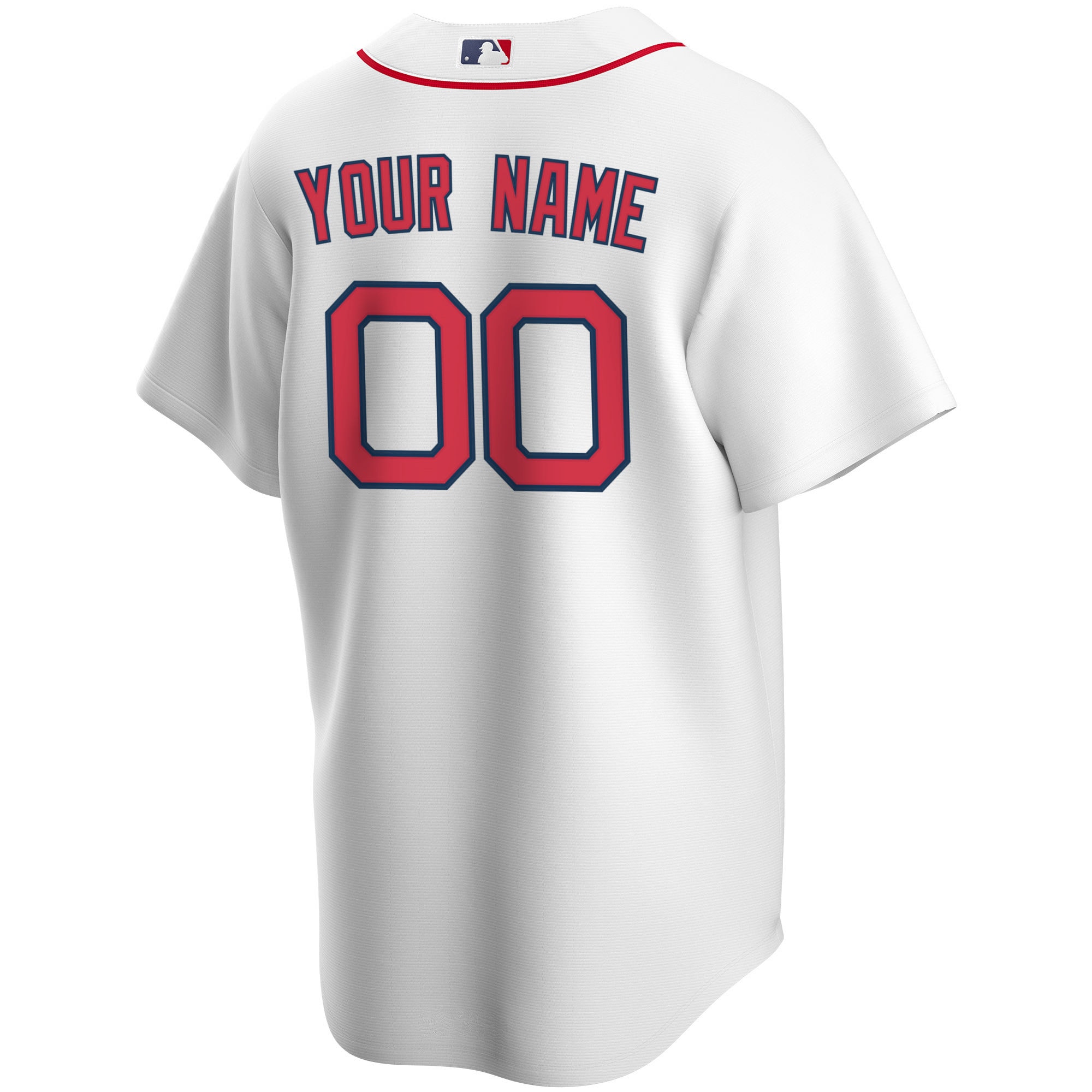 Boston Red Sox White Home Custom MLB Jersey Men's