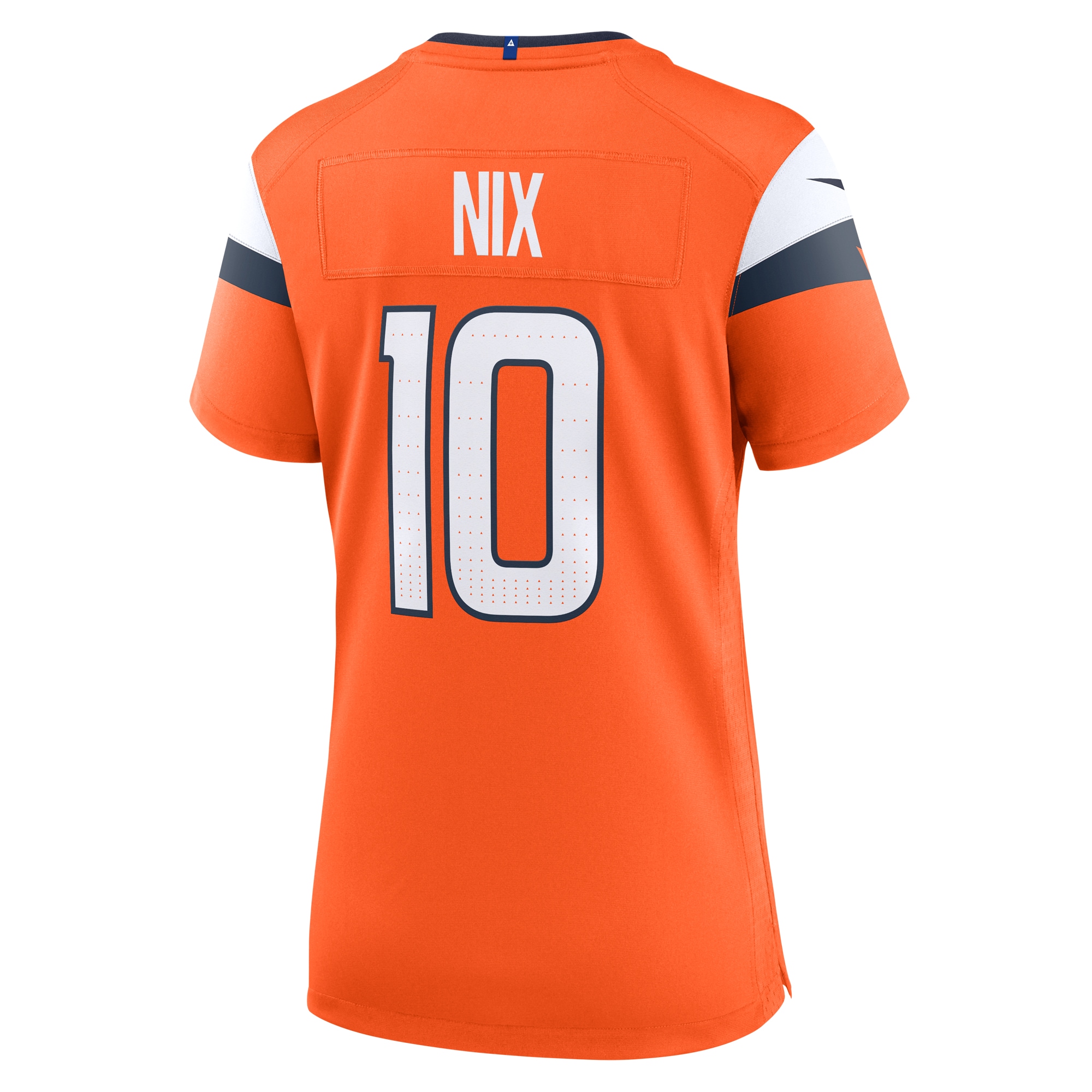 Denver Broncos Bo Nix Orange Game NFL Jersey Women's