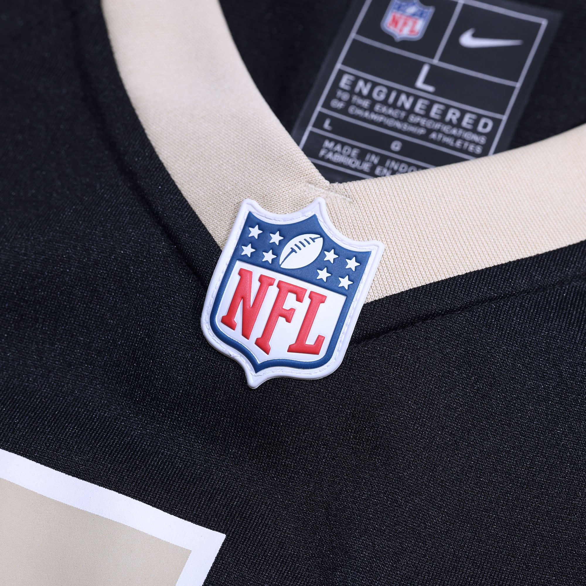 New Orleans Saints Terrell Lewis Black Game NFL Jersey Men's