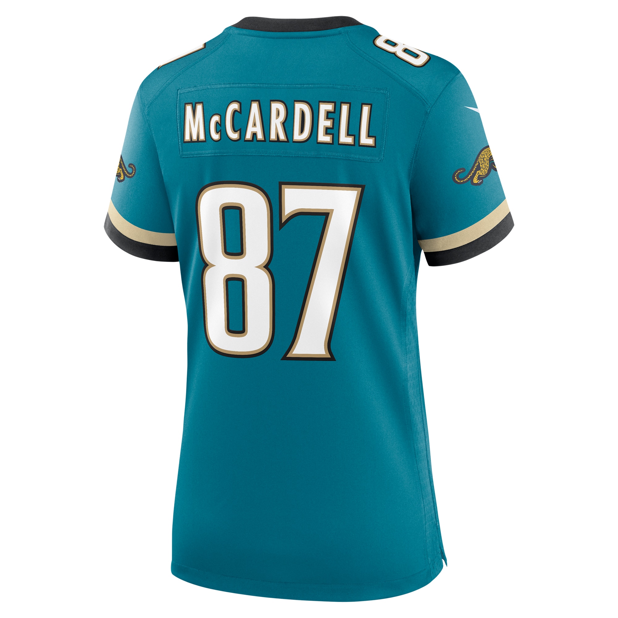 Jacksonville Jaguars Keenan McCardell Teal Prowler Throwback Retired Player Game NFL Jersey Women's