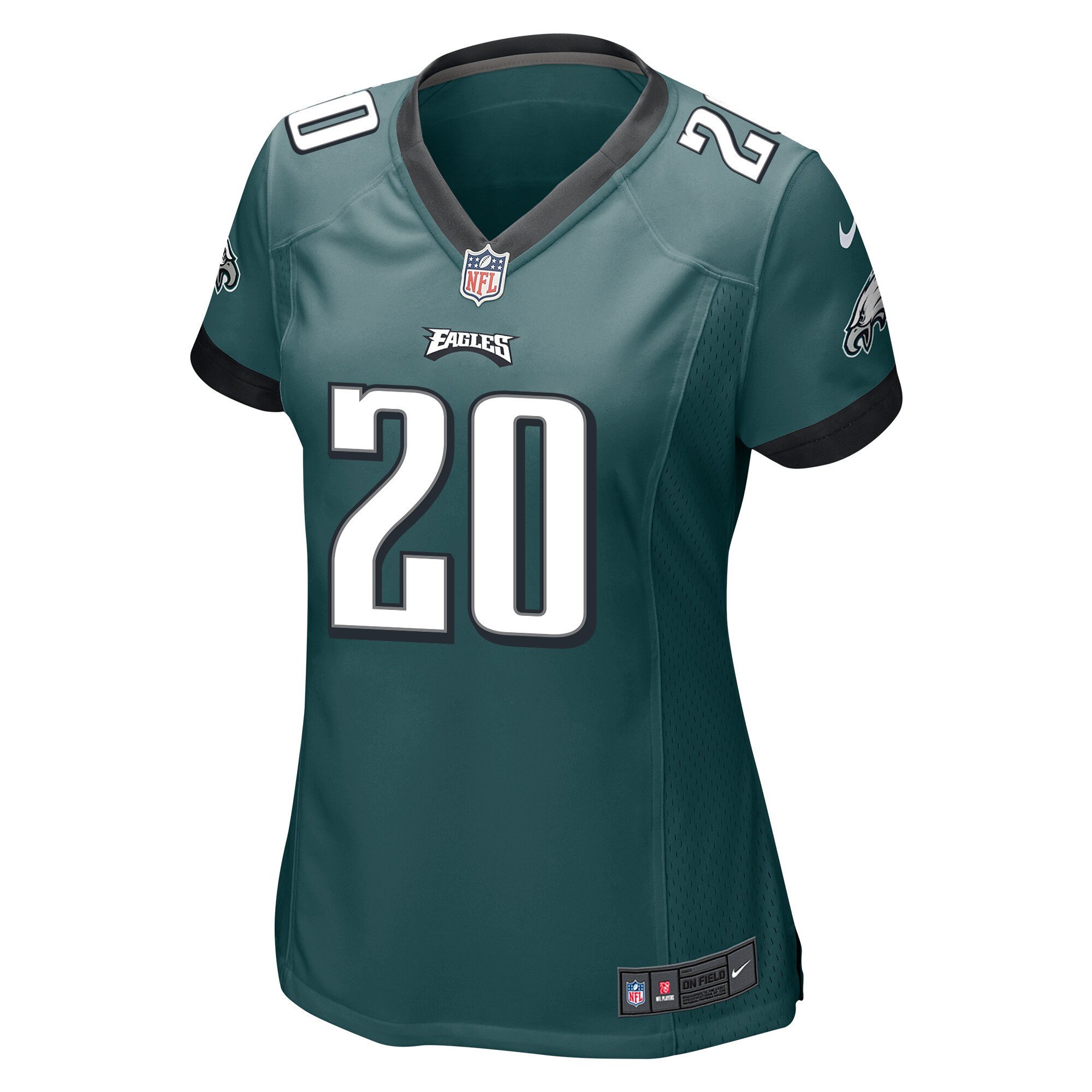 Rashaad Penny 20 Philadelphia Eagles Game Midnight Green NFL Jersey Women's
