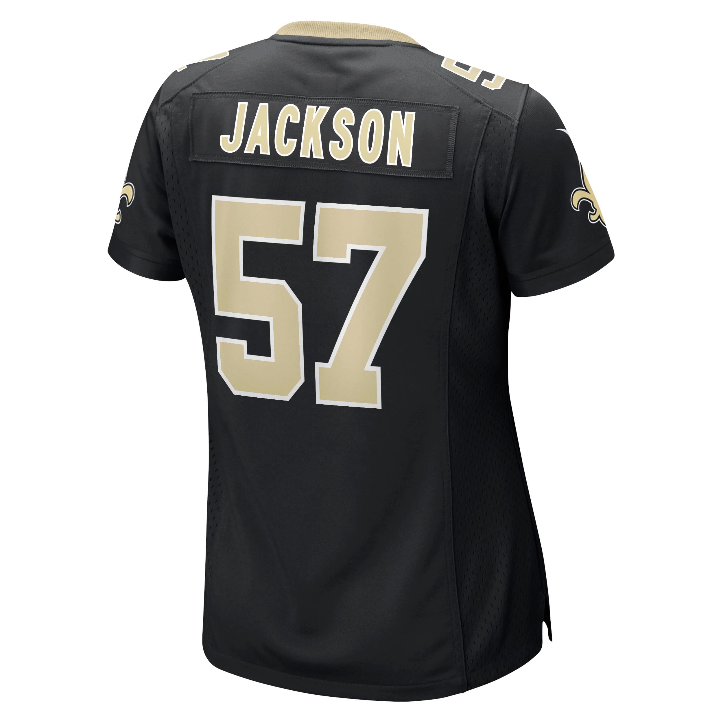 New Orleans Saints Rickey Jackson Black Retired Player NFL Jersey Women's
