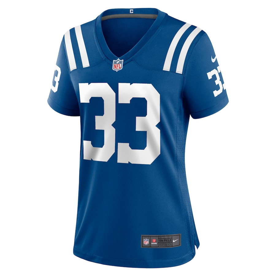 Micah Abraham 33 Indianapolis Colts Game Royal NFL Jersey Women's