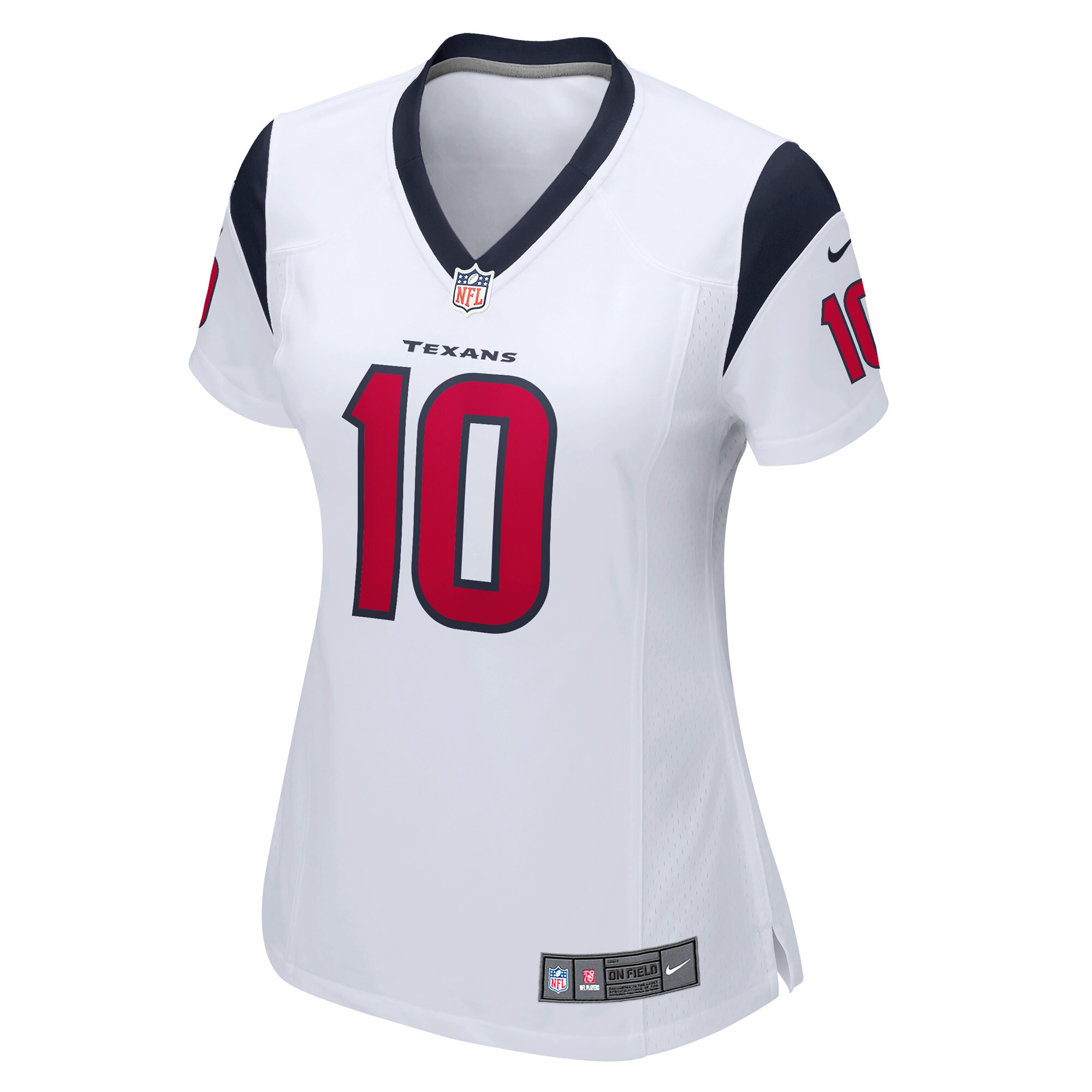 Houston Texans Davis Mills White Game Player NFL Jersey Women's
