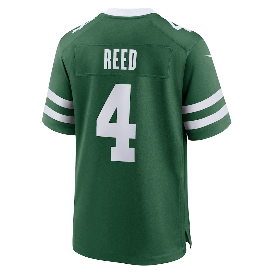 D.J. Reed 4 New York Jets Game Legacy Green NFL Jersey Men's