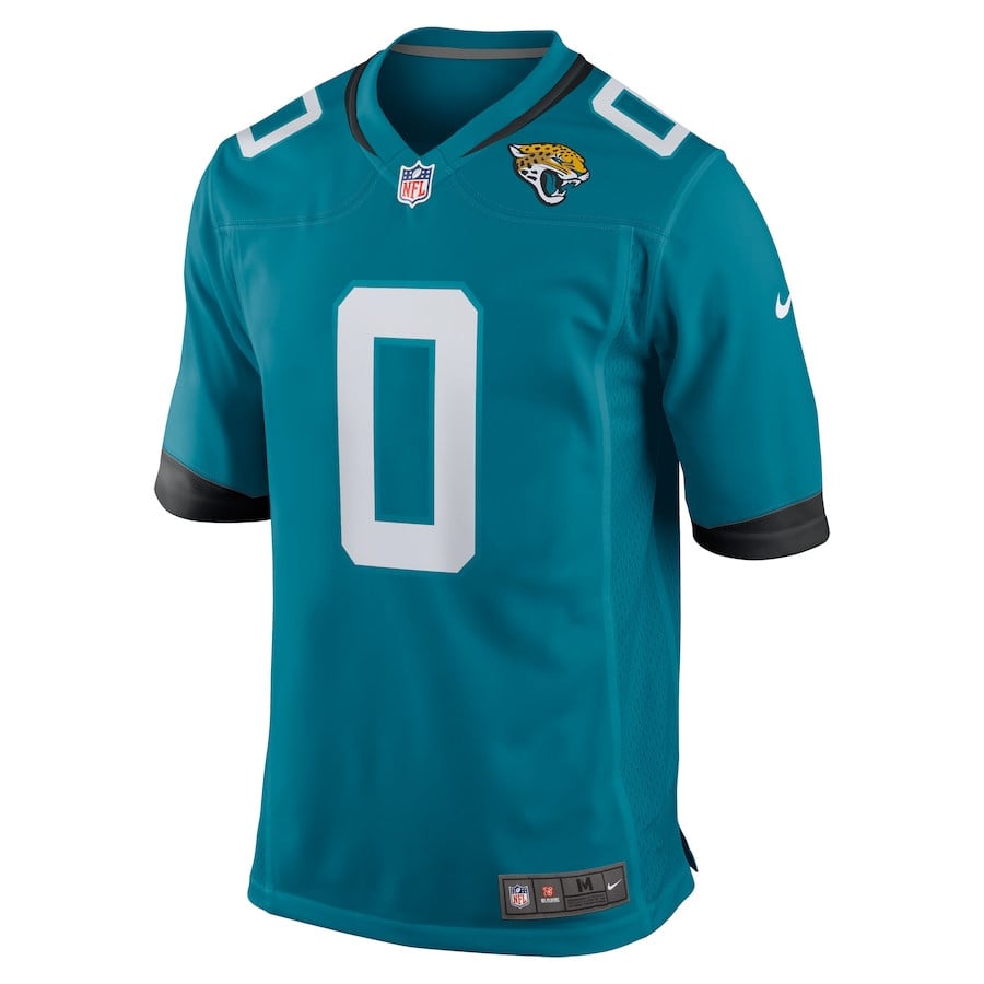 Gabe Davis 5 Jacksonville Jaguars Team Game Teal NFL Jersey Men's