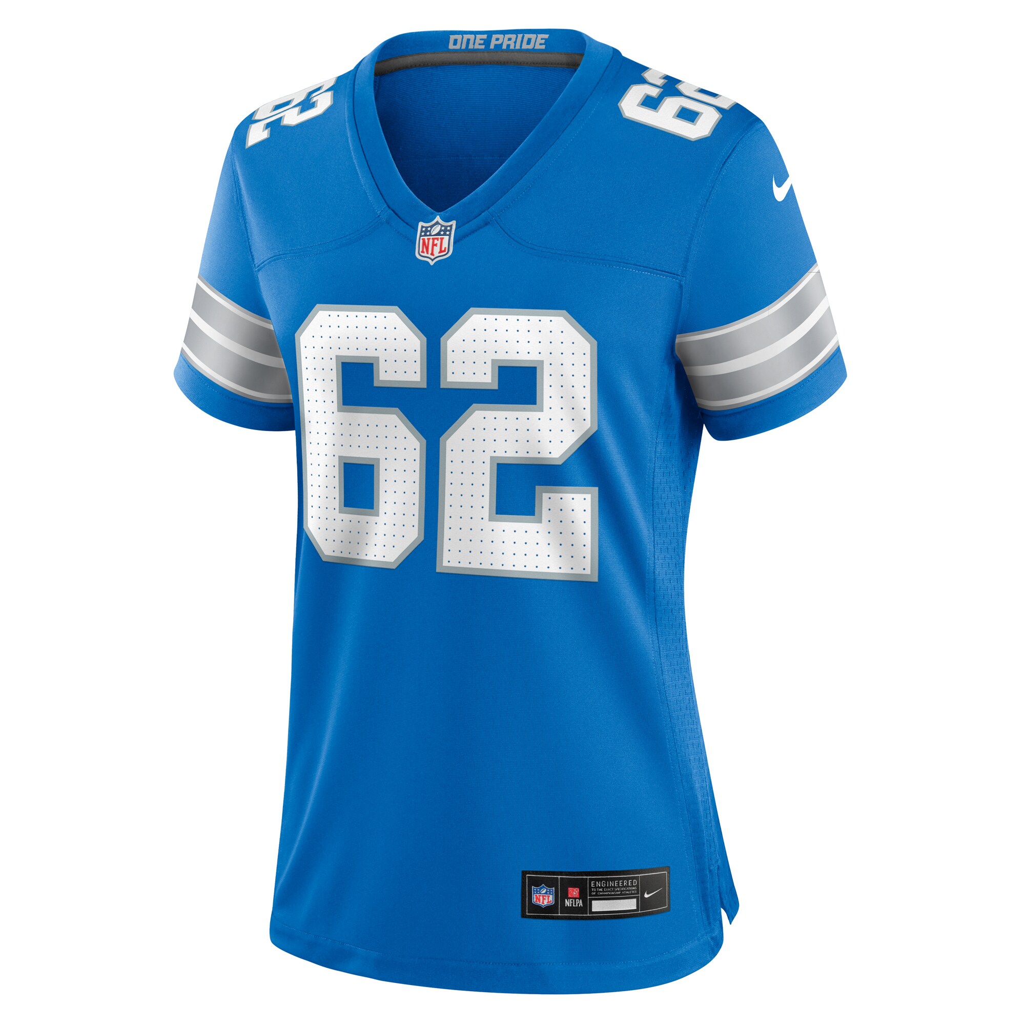 Detroit Lions Michael Niese Blue Team Game NFL Jersey Women's