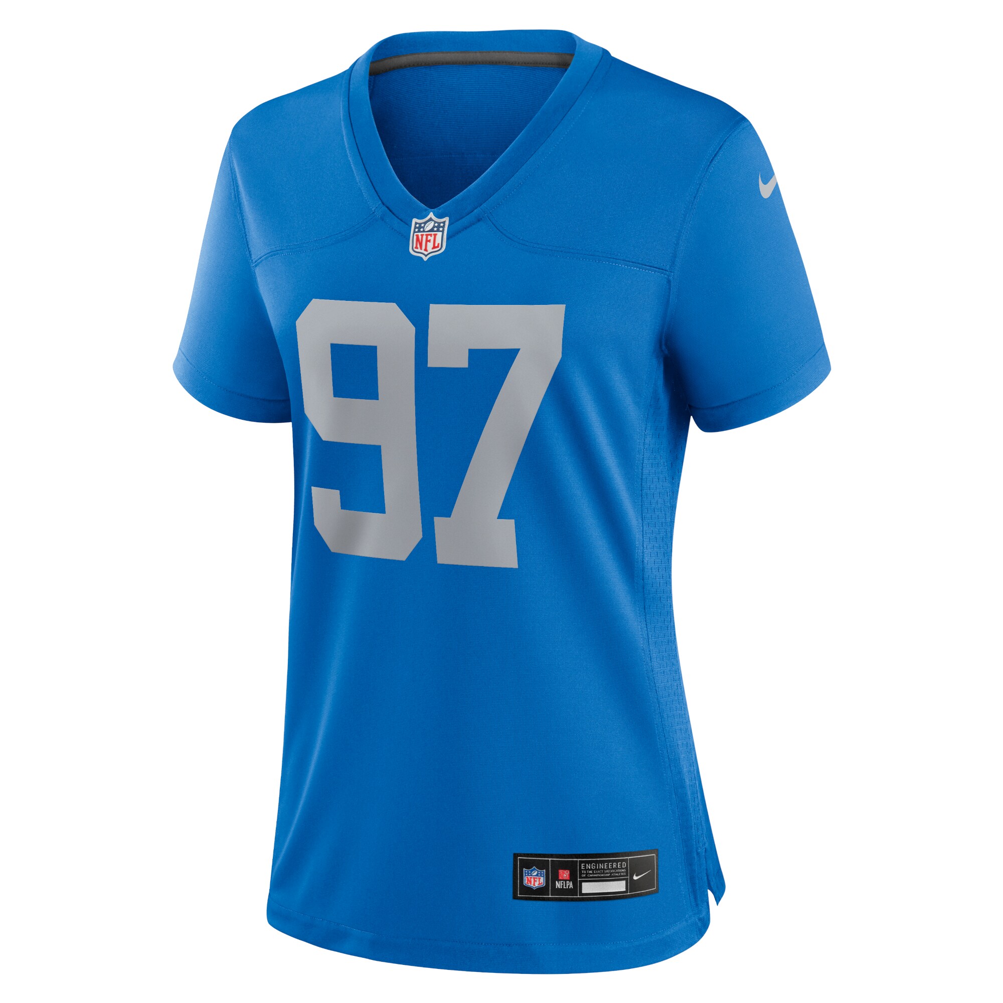 Detroit Lions Aidan Hutchinson Blue Alternate Game NFL Jersey Women's