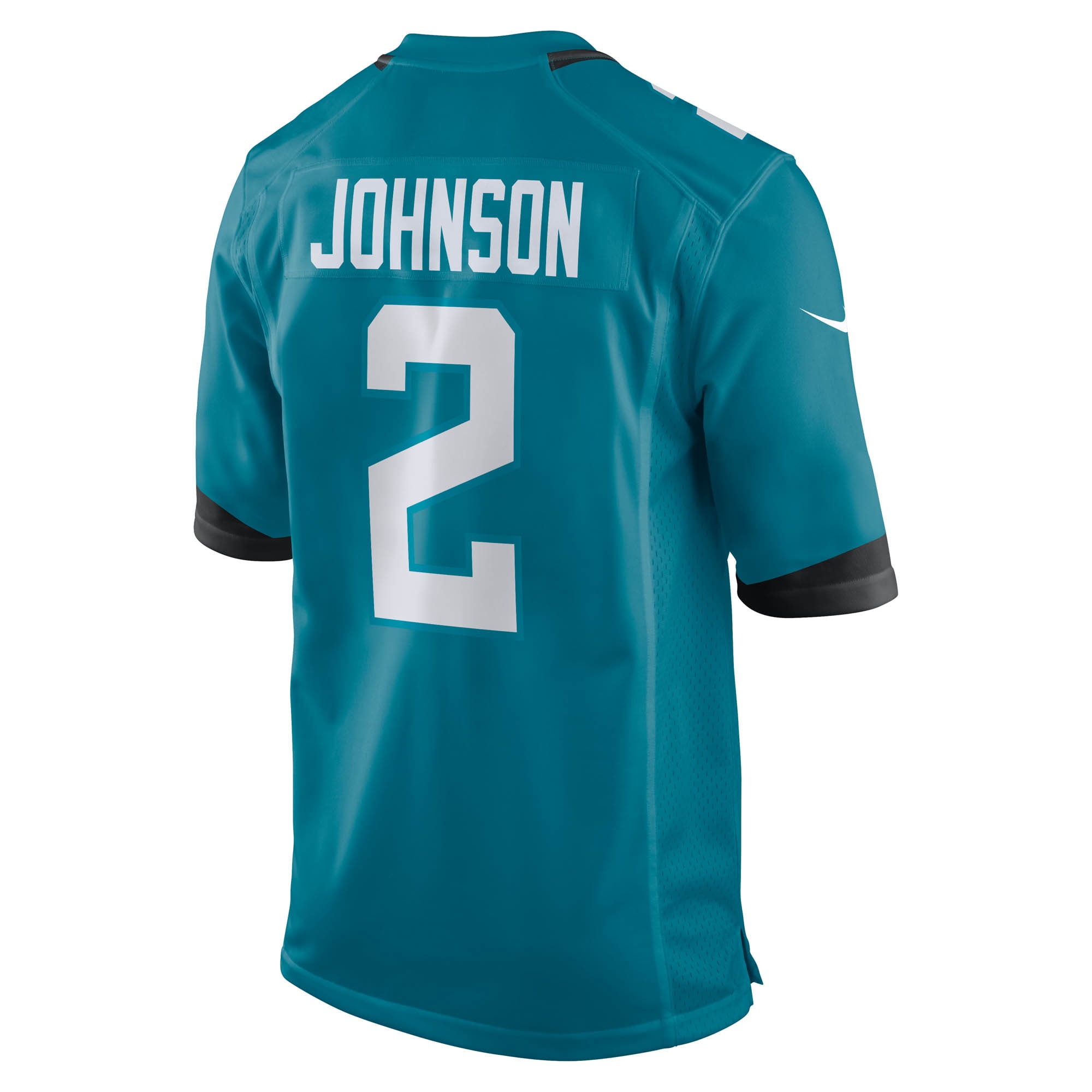 Jacksonville Jaguars D'Ernest Johnson Teal Team Game NFL Jersey Men's