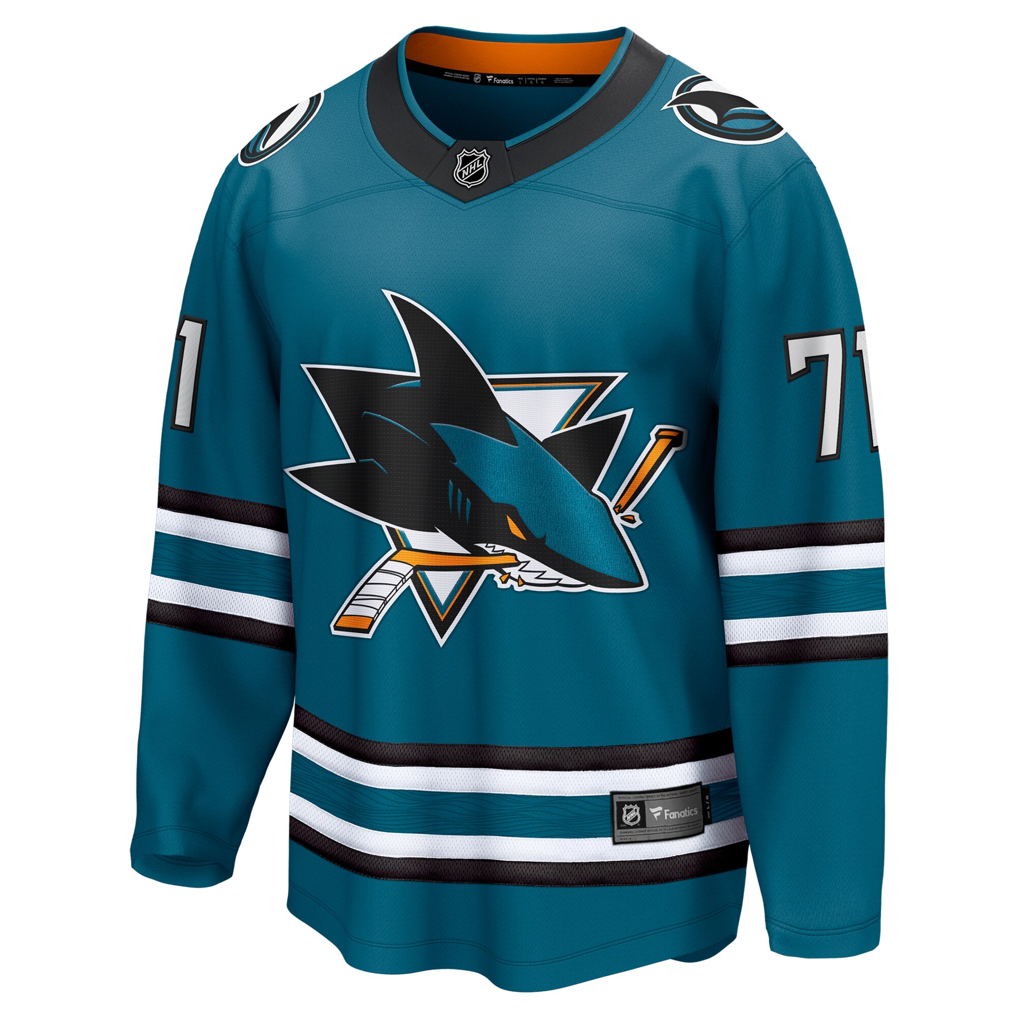 San Jose Sharks Macklin Celebrini Teal Home Breakaway NHL Jersey Men's