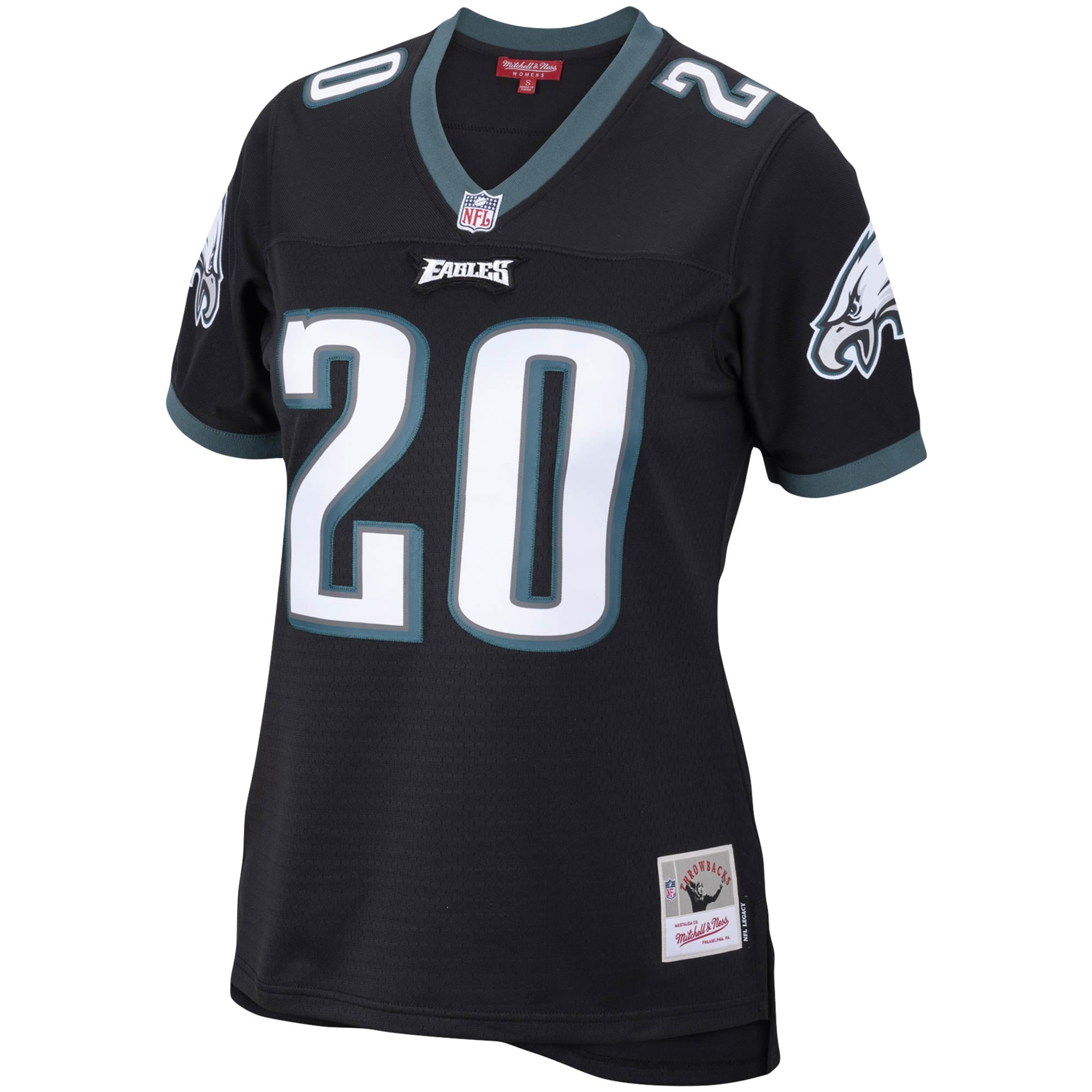 Philadelphia Eagles Brian Dawkins Mitchell Ness Black Legacy Team NFL Jersey Women's