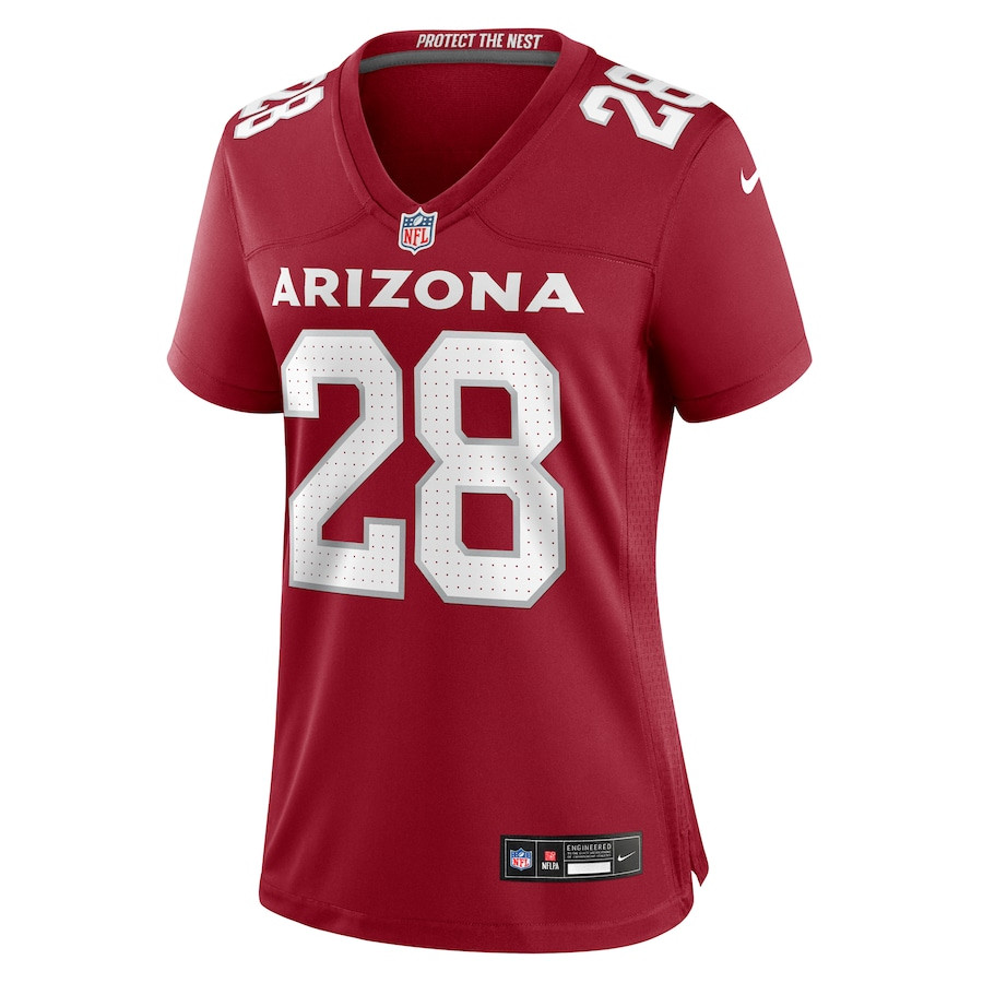 Elijah Jones 28 Arizona Cardinals Game Cardinal NFL Jersey Women's