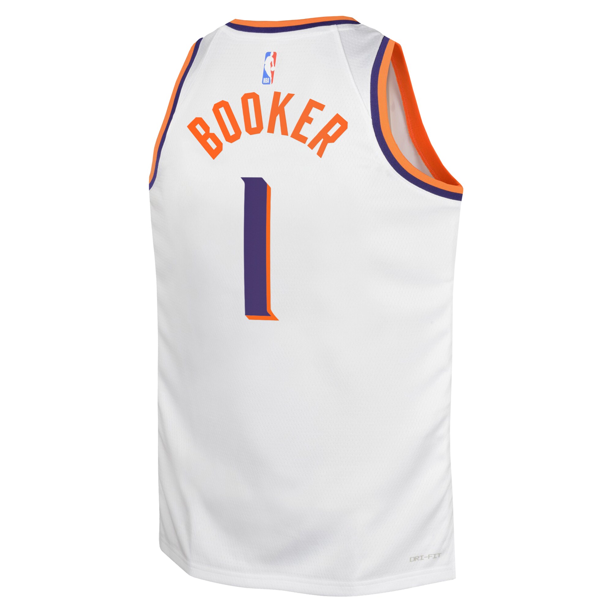 Camiseta Association Edition Swingman de los Phoenix Suns Blanco Devin Booker NBA Jersey Men's