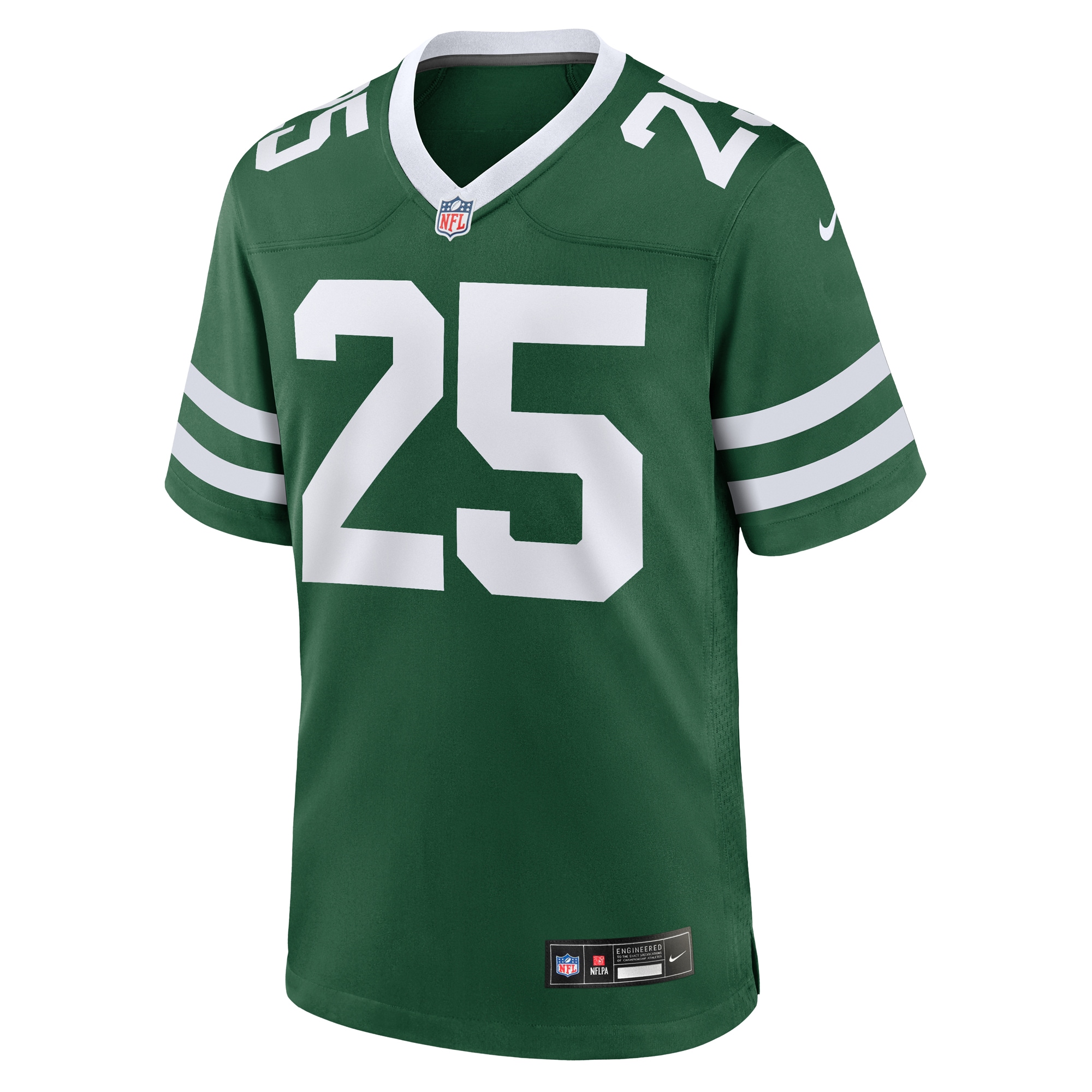 New York Jets Israel Abanikanda Legacy Green Team Game NFL Jersey Men's