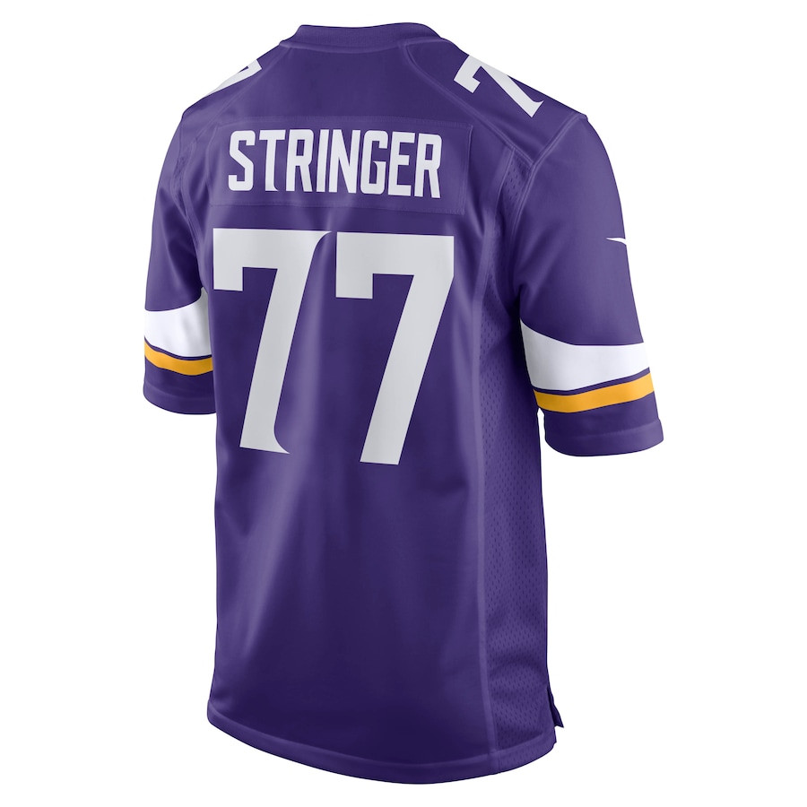 Korey Stringer 77 Minnesota Vikings Retired Purple NFL Jersey Men's