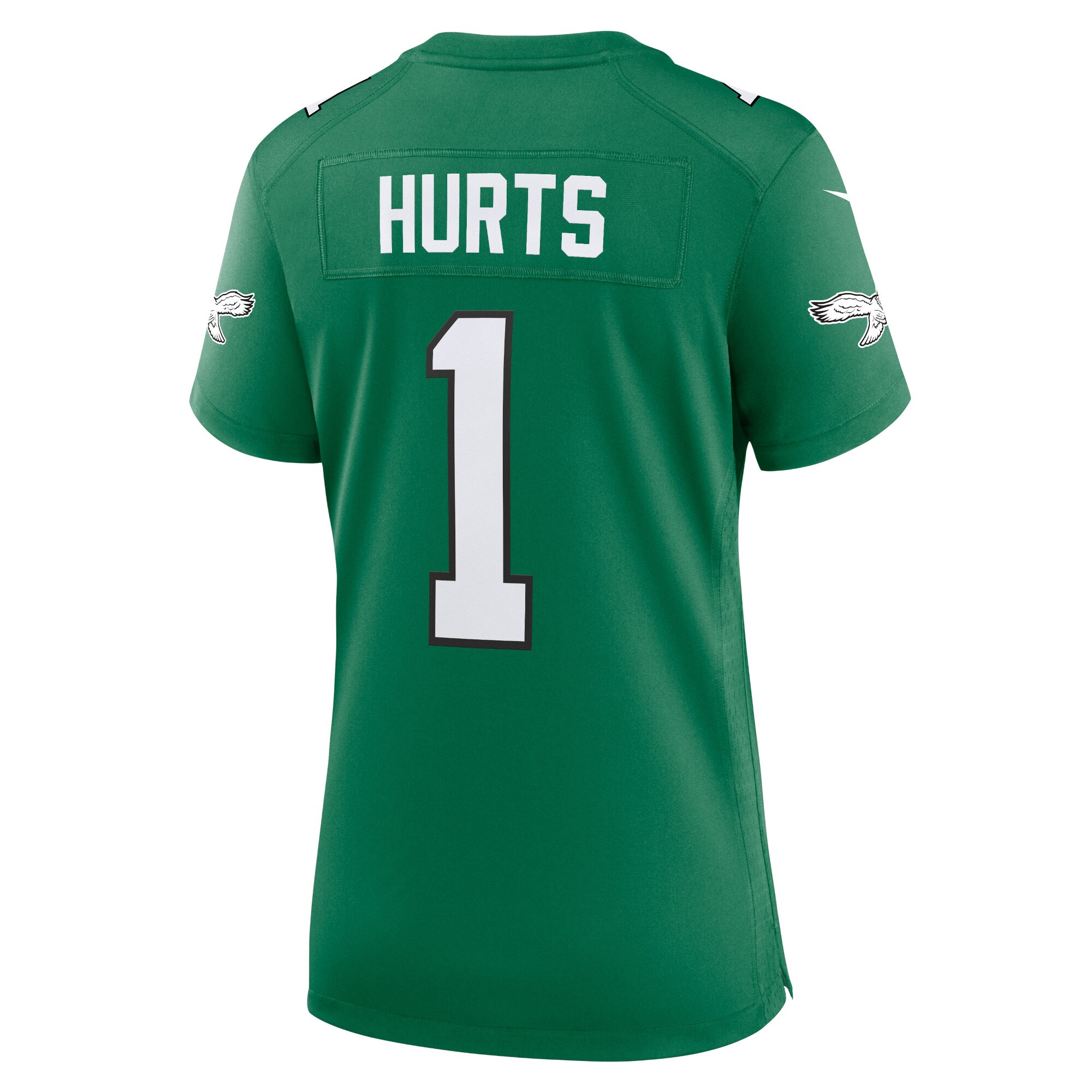 Philadelphia Eagles Jalen Hurts Kelly Green Game Player NFL Jersey Women's