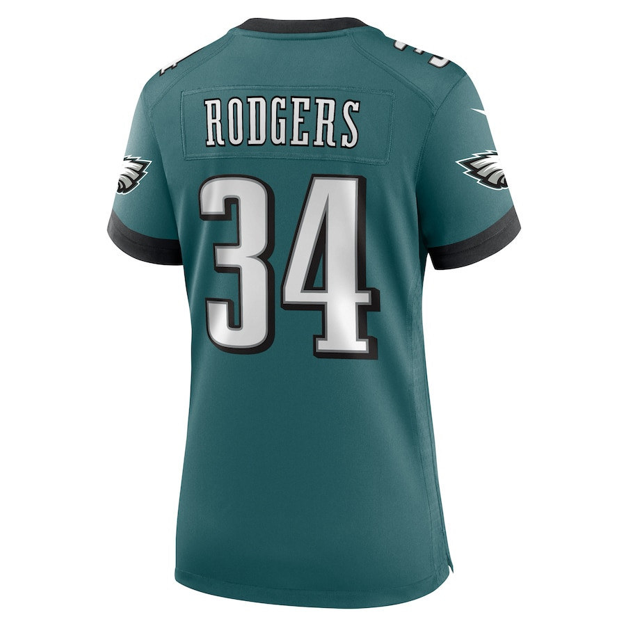 Isaiah Rodgers #34 Philadelphia Eagles Super Bowl LIX Midnight Green NFL Jersey Women's