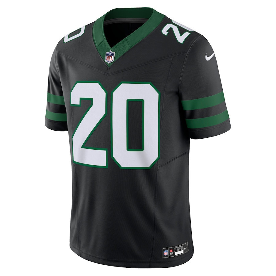 Breece Hall 20 New York Jets Alternate Vapor F.U.S.E. Limited Legacy Black NFL Jersey Men's
