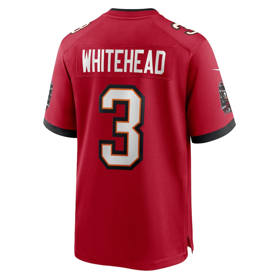 Jordan Whitehead 3 Tampa Bay Buccaneers Game Red NFL Jersey Men's