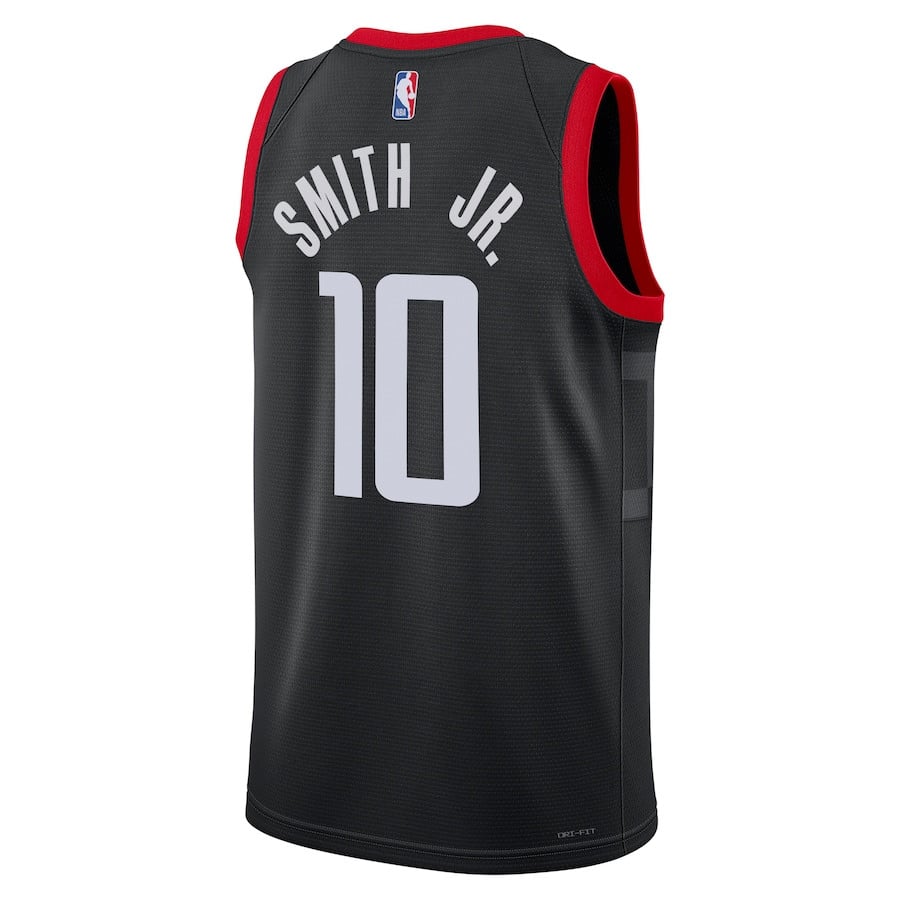 Jabari Smith Jr. 10 Houston Rockets Unisex 2024/25 Swingman Player Statement Edition Black NBA Jersey Unisex