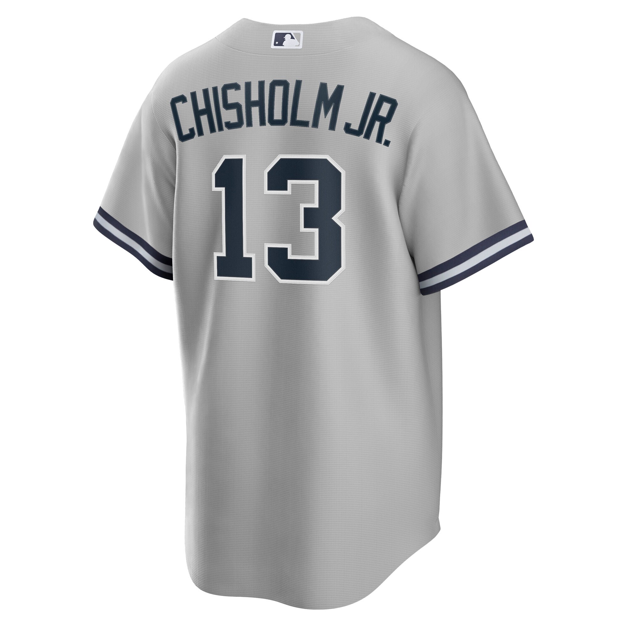 New York Yankees Jazz Chisholm Jr. Gray Road Player MLB Jersey Men's