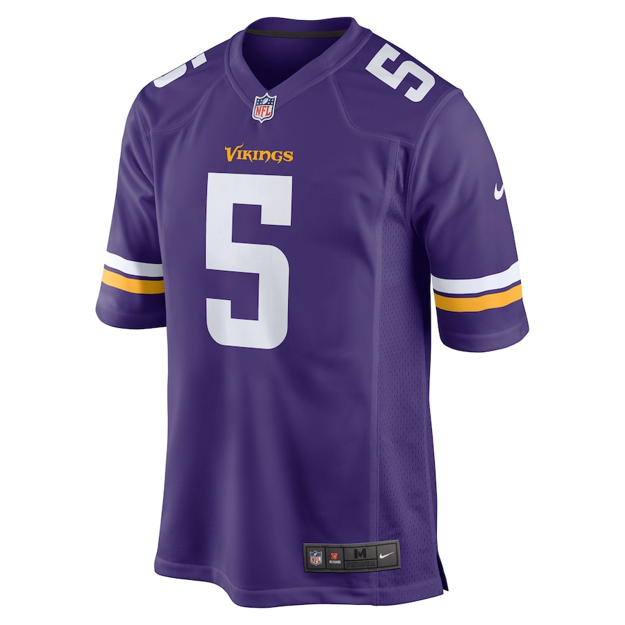 Mekhi Blackmon 5 Minnesota Vikings Game Purple NFL Jersey Men's