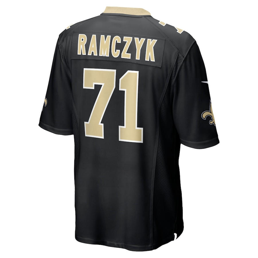Ryan Ramczyk 71 New Orleans Saints Game Black NFL Jersey Men's