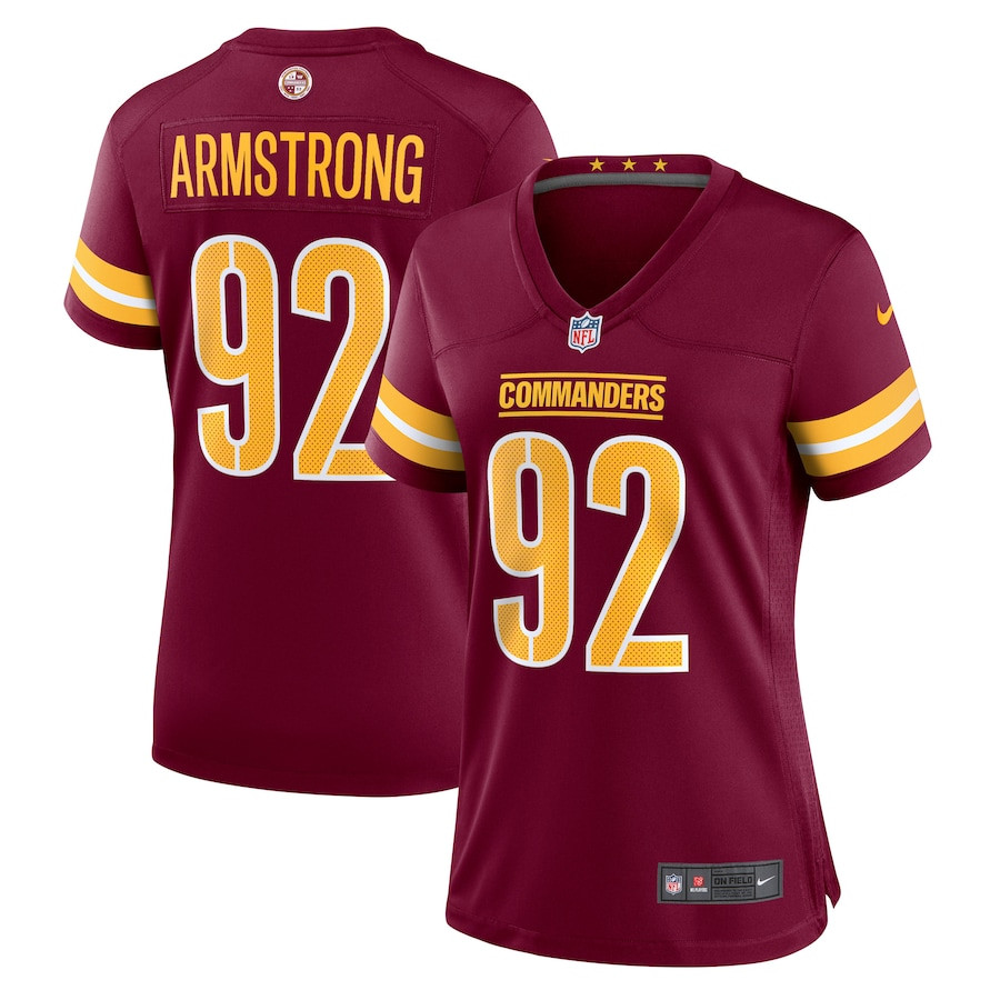 Dorance Armstrong 92 Washington Commanders Game Burgundy NFL Jersey Women's