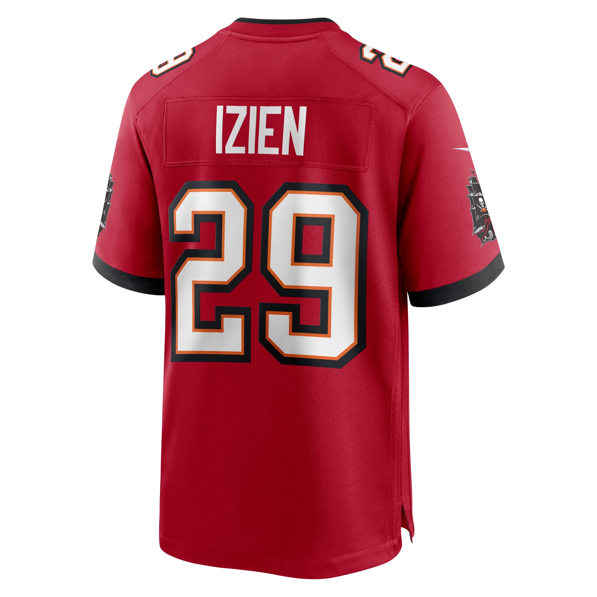Tampa Bay Buccaneers Christian Izien Red Game NFL Jersey Men's
