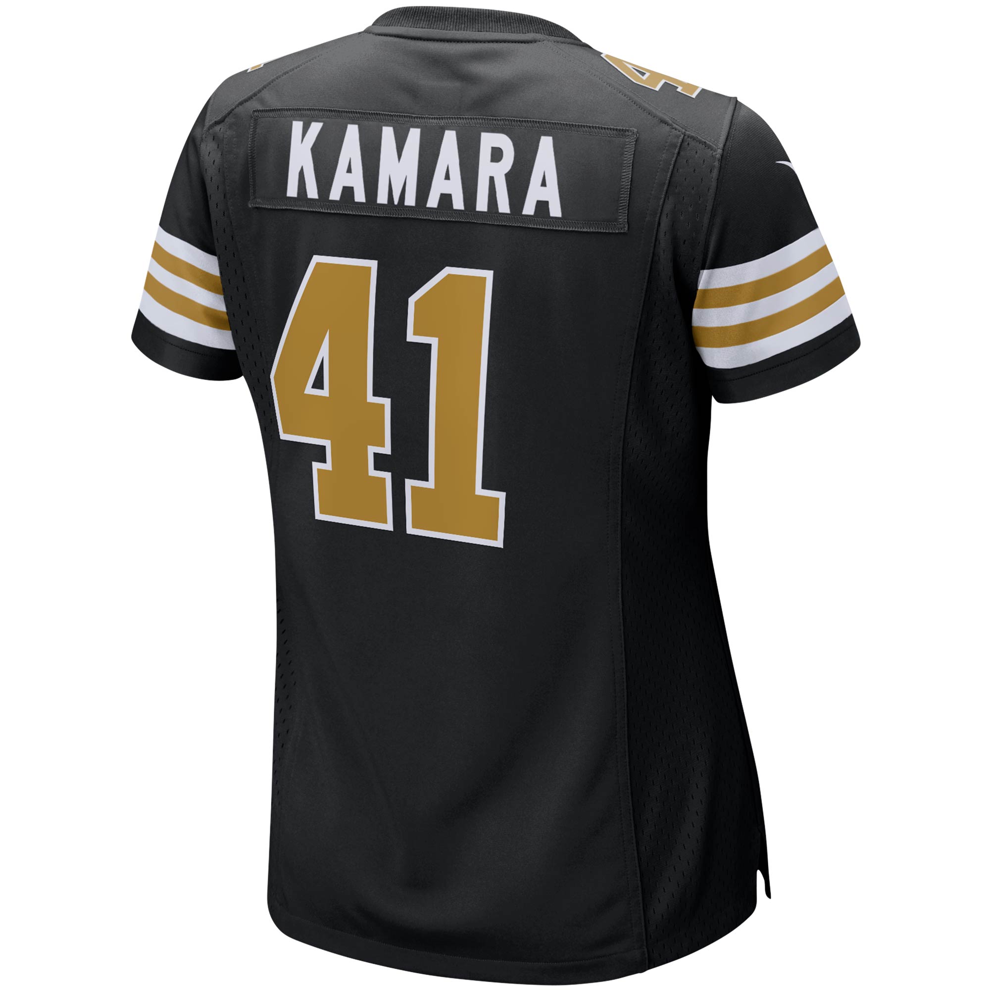 New Orleans Saints Alvin Kamara Black Player NFL Jersey Women's