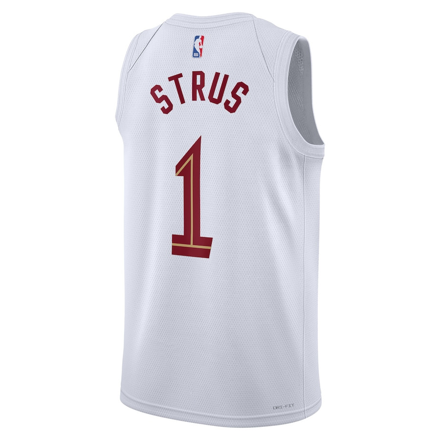 Max Strus 1 Cleveland Cavaliers Unisex Swingman Association Editio White NBA Jersey Unisex