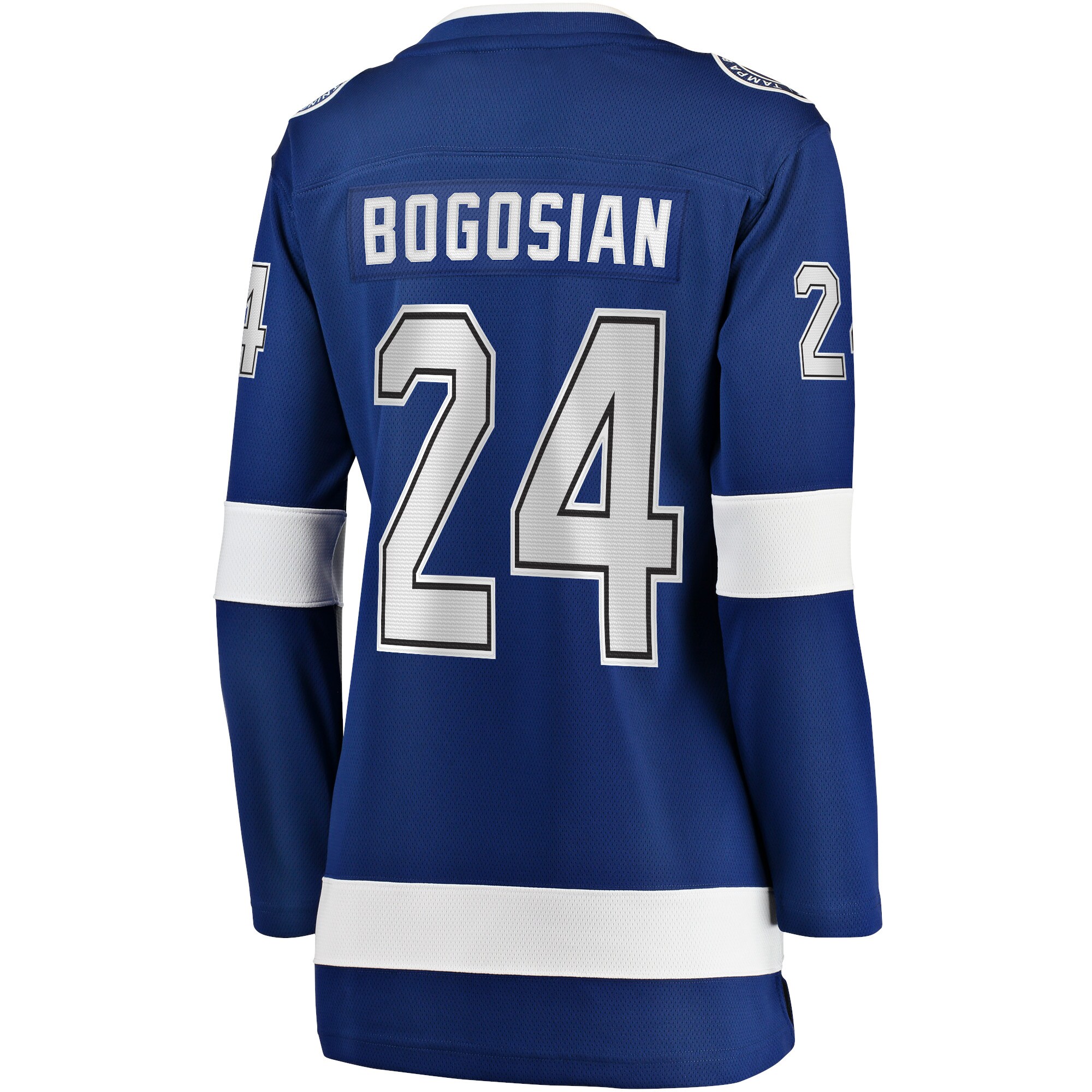 Tampa Bay Lightning Zach Bogosian Blue Home Breakaway Player NHL Jersey Women's