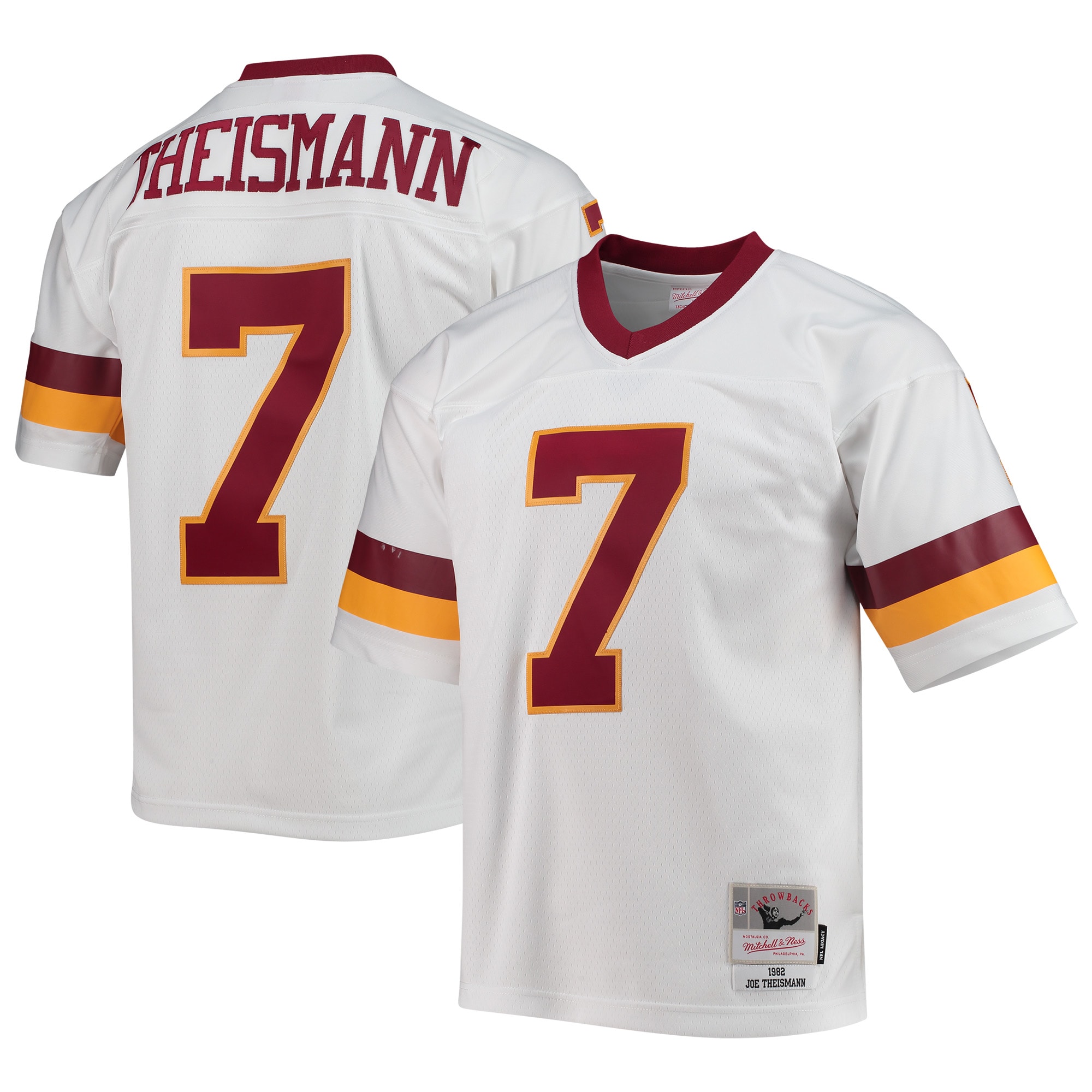 Washington Commanders Team Joe Theismann Mitchell Ness White Legacy NFL Jersey Men's