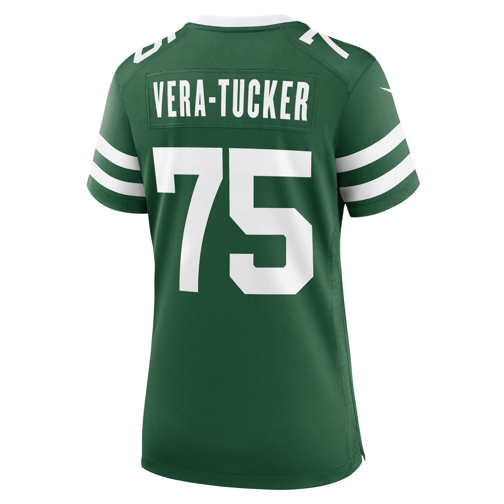 New York Jets Alijah Vera-Tucker Legacy Green Team Game NFL Jersey Women's