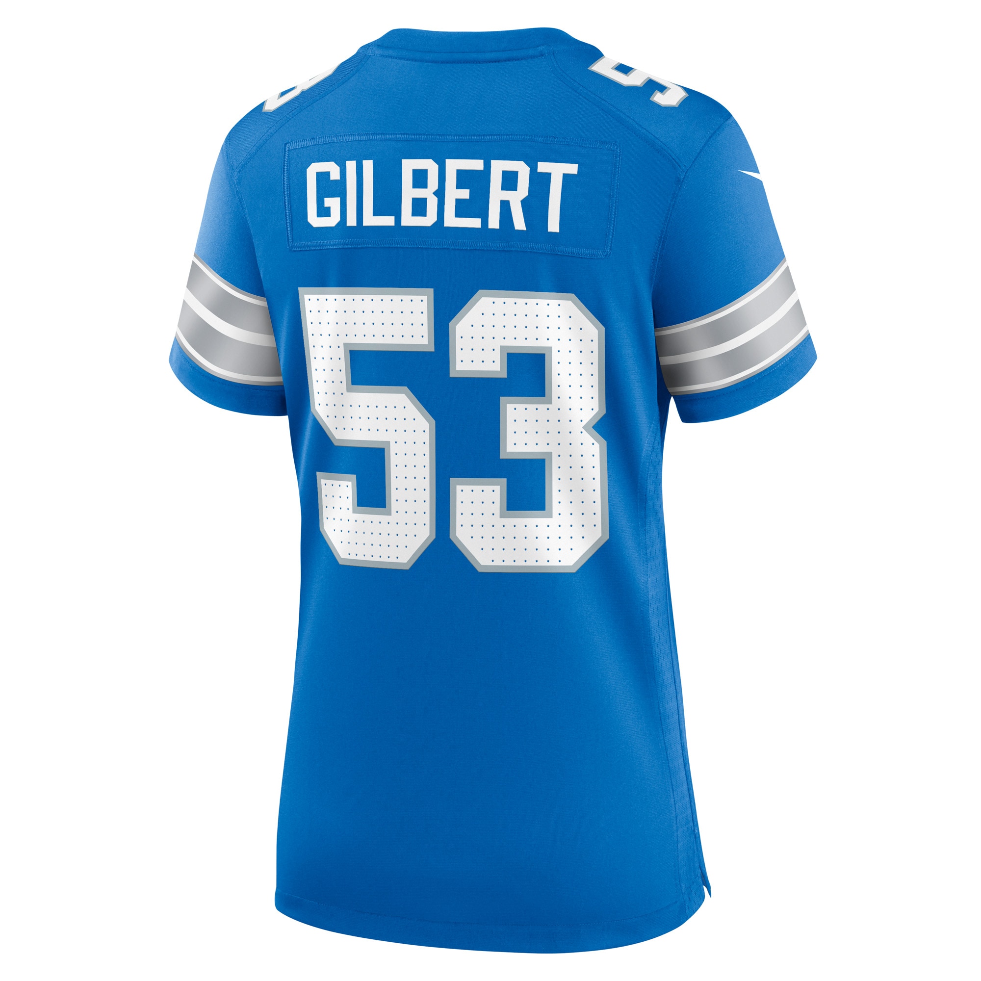 Detroit Lions DaRon Gilbert Blue Game NFL Jersey Women's