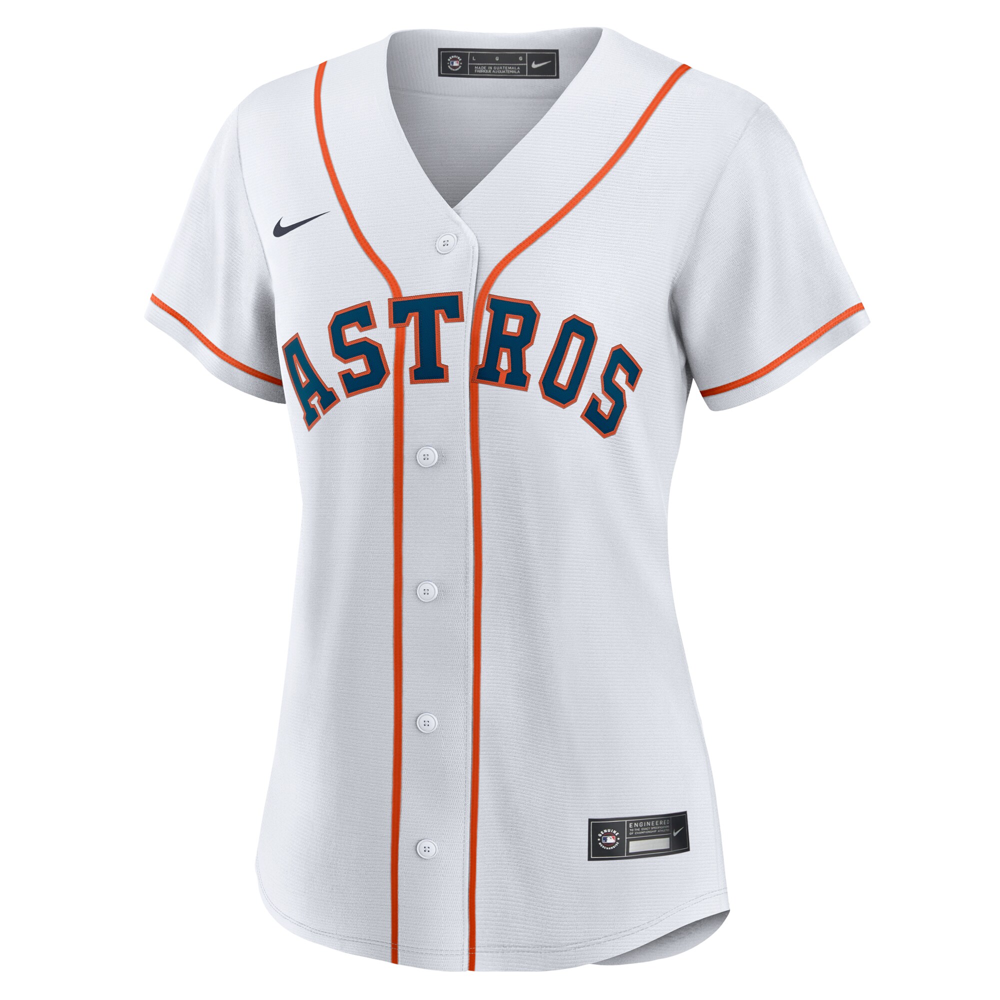 Houston Astros White #1 Mom Home MLB Jersey Women's