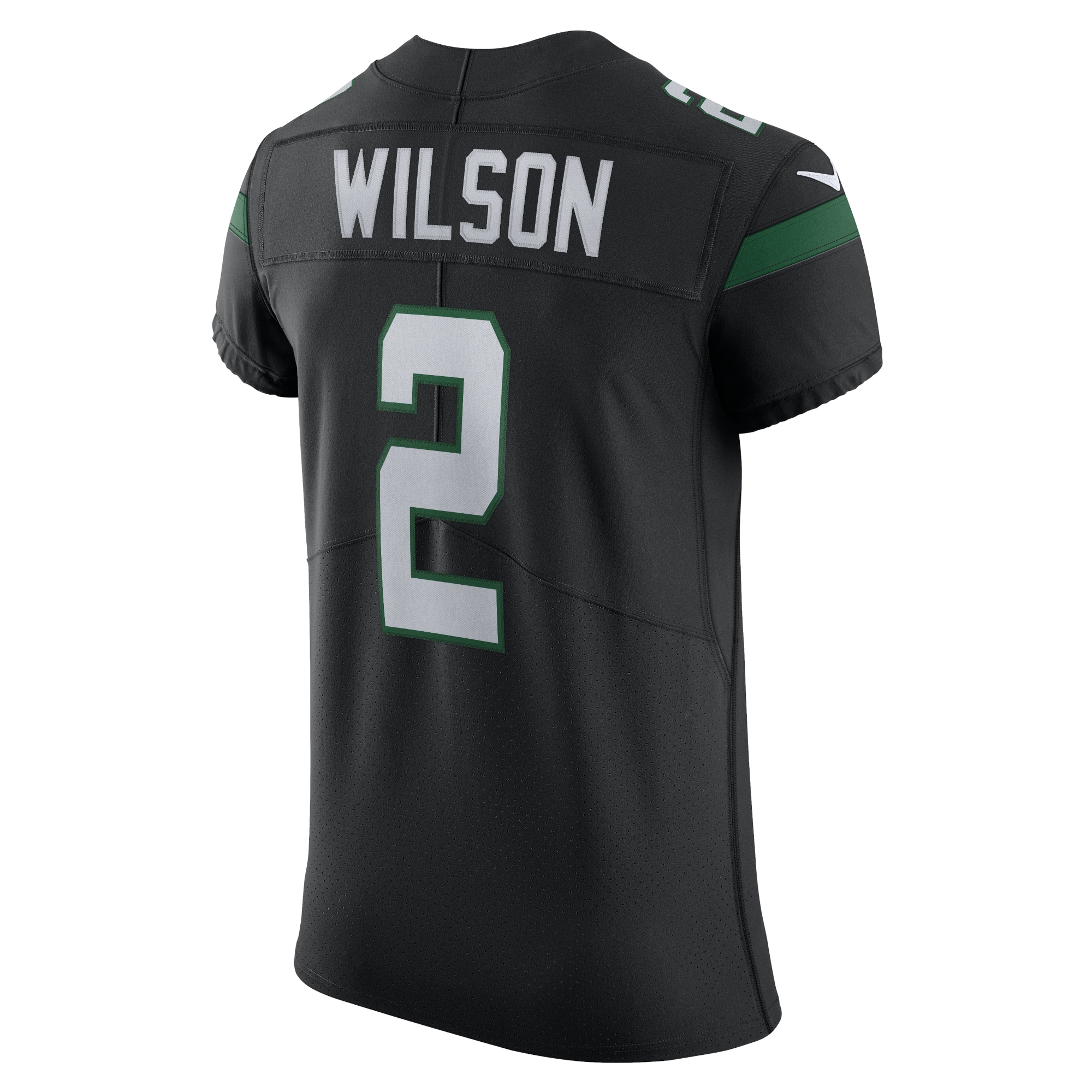 New York Jets Zach Wilson Stealth Black Vapor Elite NFL Jersey Men's