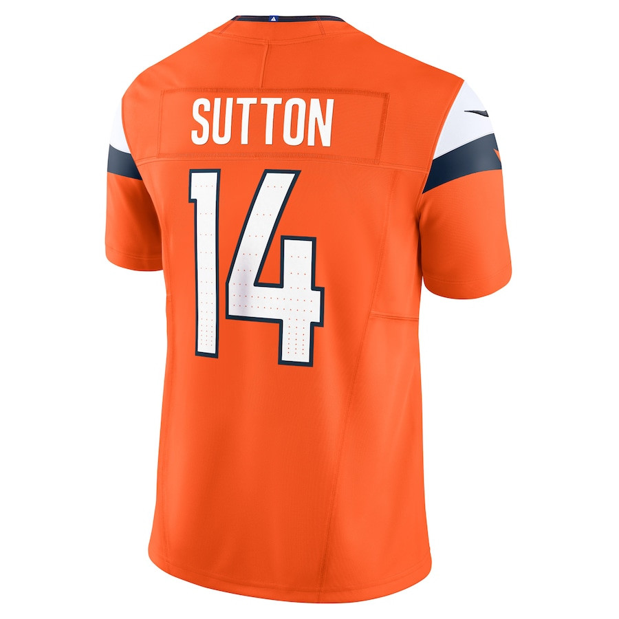Courtland Sutton 14 Denver Broncos Vapor F.U.S.E. Limited Orange NFL Jersey Men's