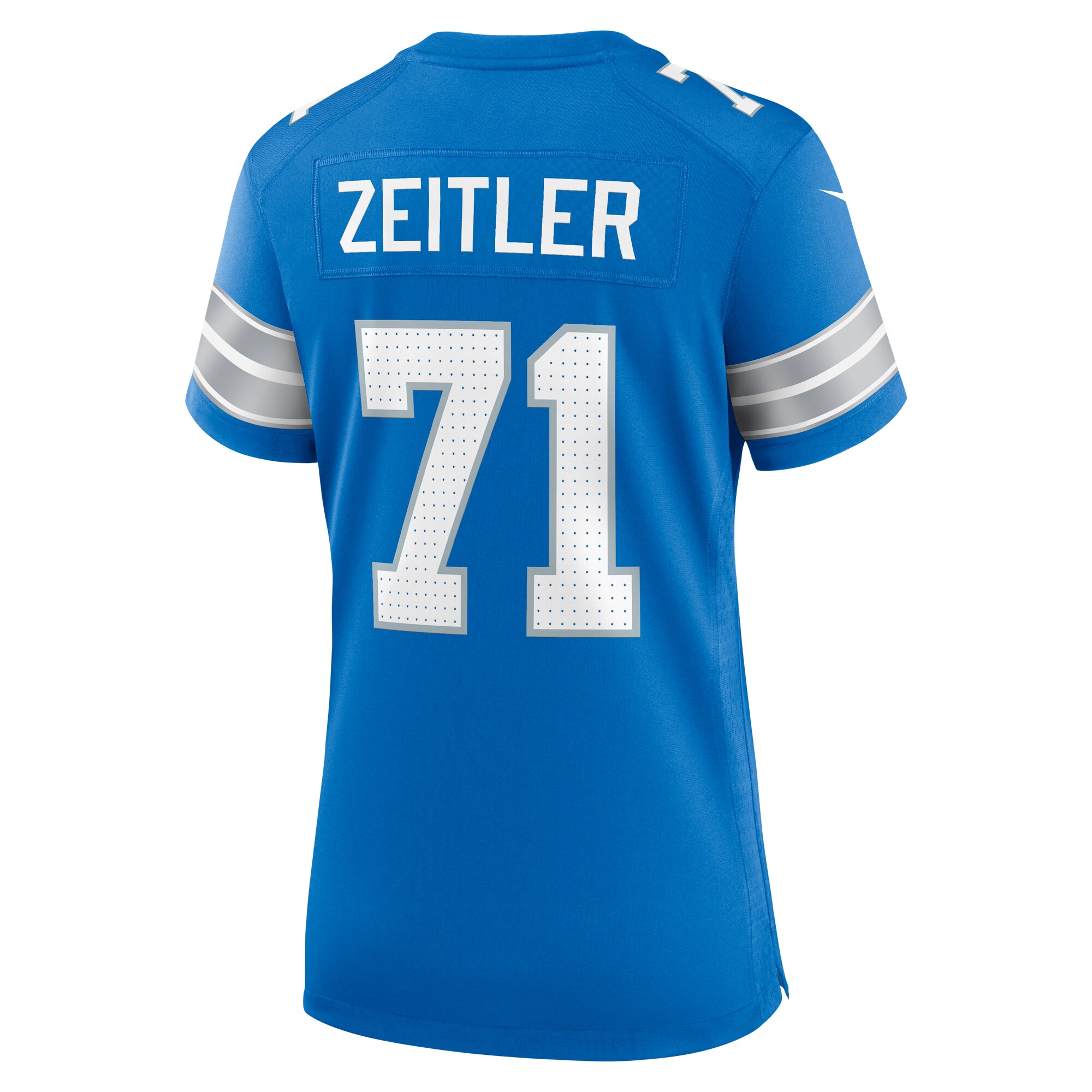 Detroit Lions Kevin Zeitler Blue Game NFL Jersey Women's