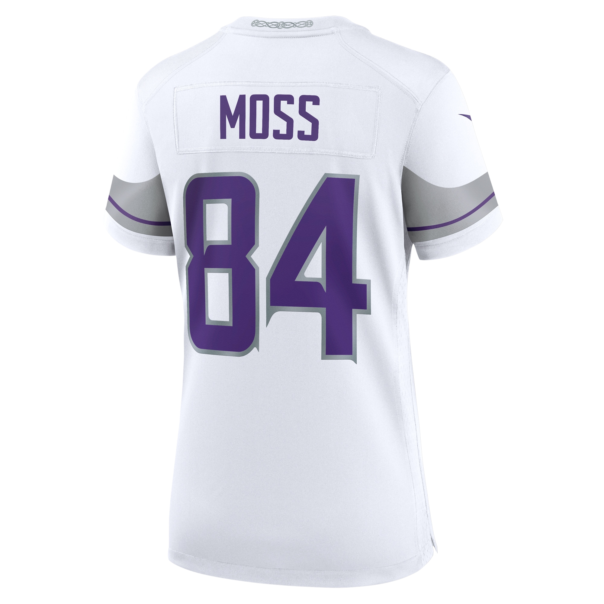 Minnesota Vikings Randy Moss White Alternate Retired Player Game NFL Jersey Women's