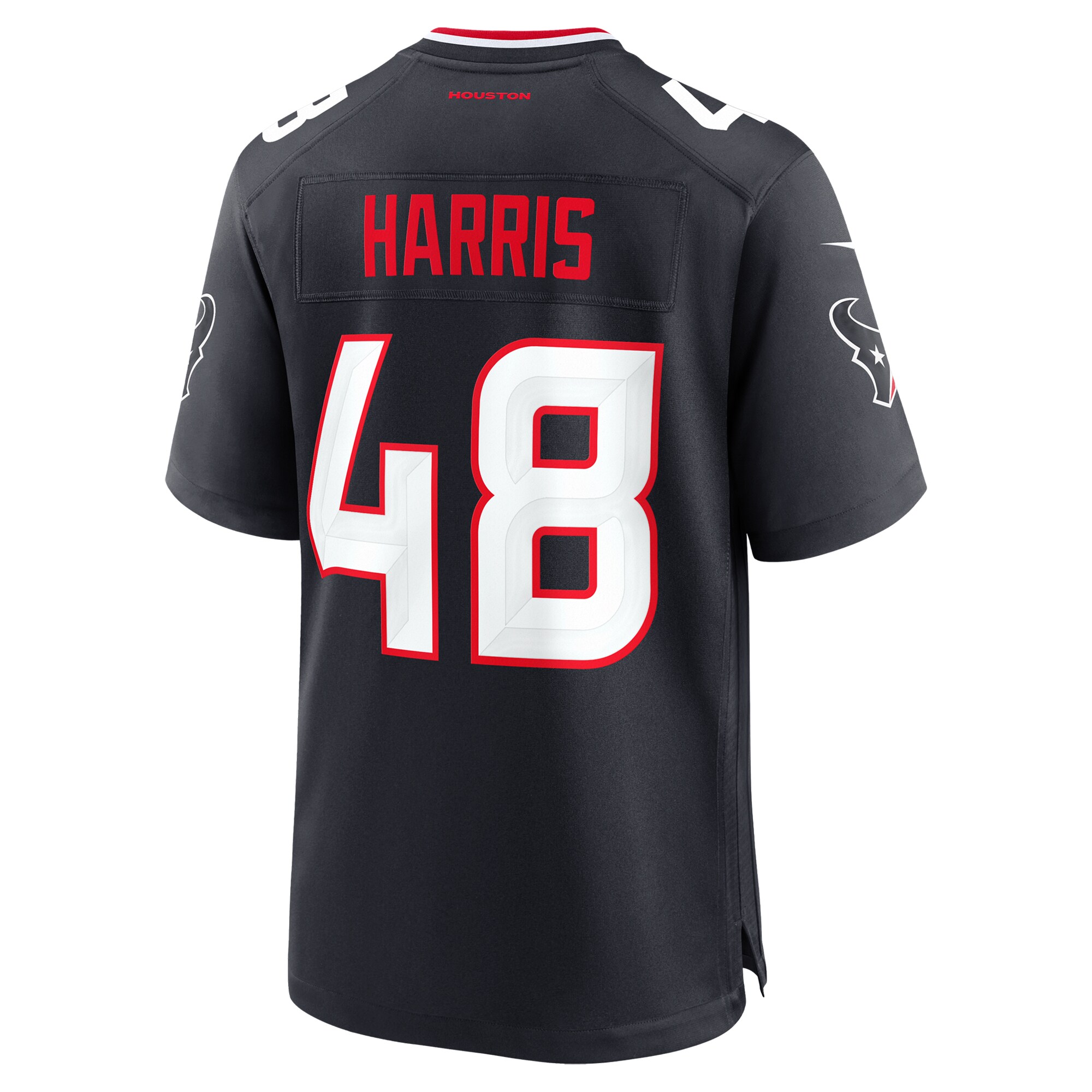 Houston Texans Christian Harris Navy Team Game NFL Jersey Men's