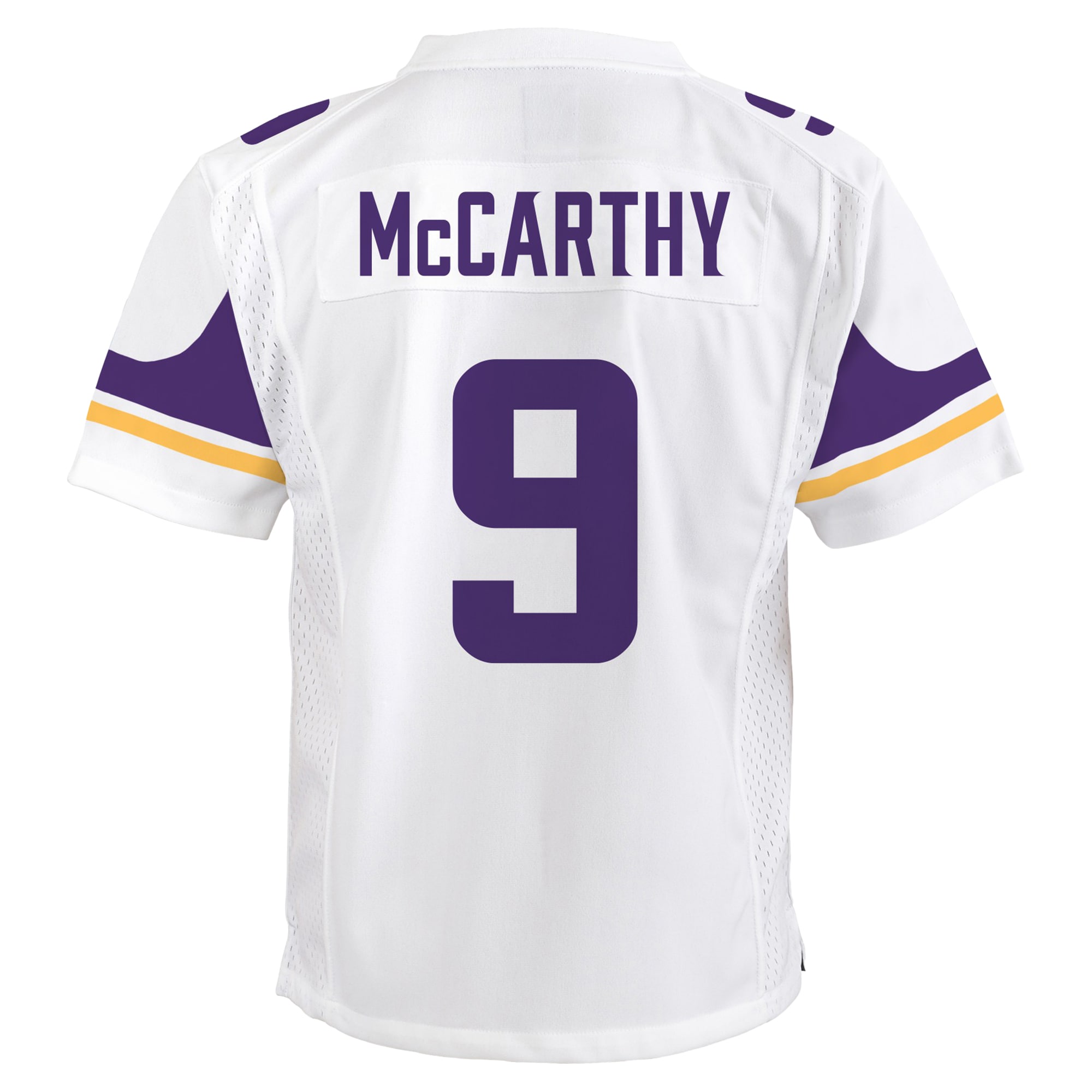 Minnesota Vikings J.J. McCarthy White Game NFL Jersey Youth